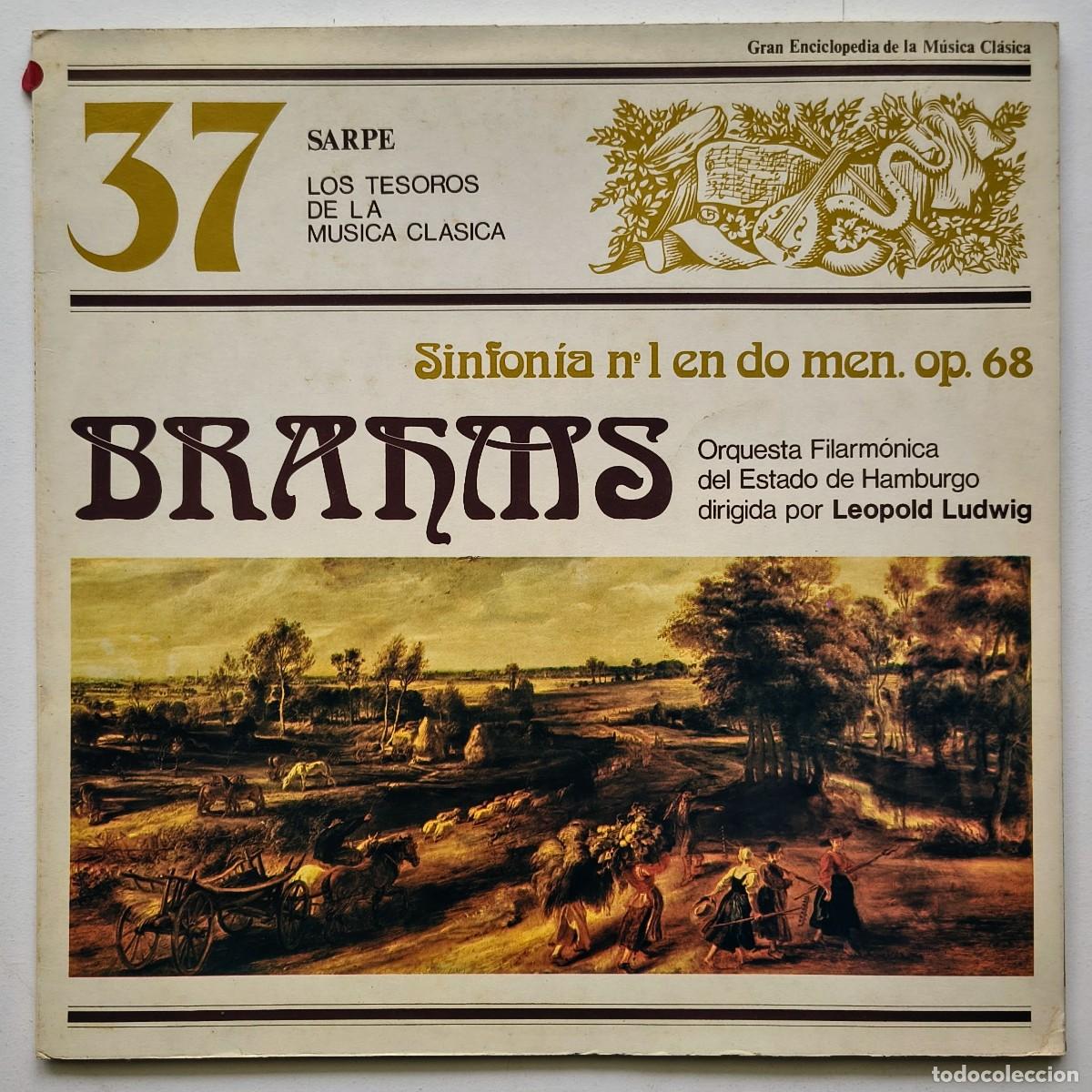 Discos de vinilo: Brahms - Los Tesoros de la musica clasica - 37