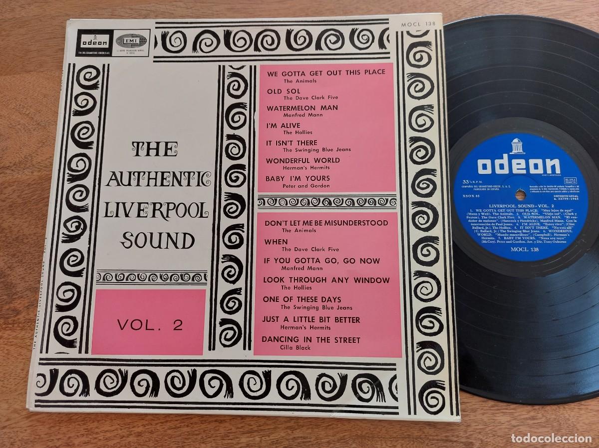 Discos de vinilo: THE AUTHENTIC LIVERPOOL SOUND VOL. 2 * LP Spain * VG+ * ANIMALS / HERMANS HERMITS / SWINGING BLUE JE