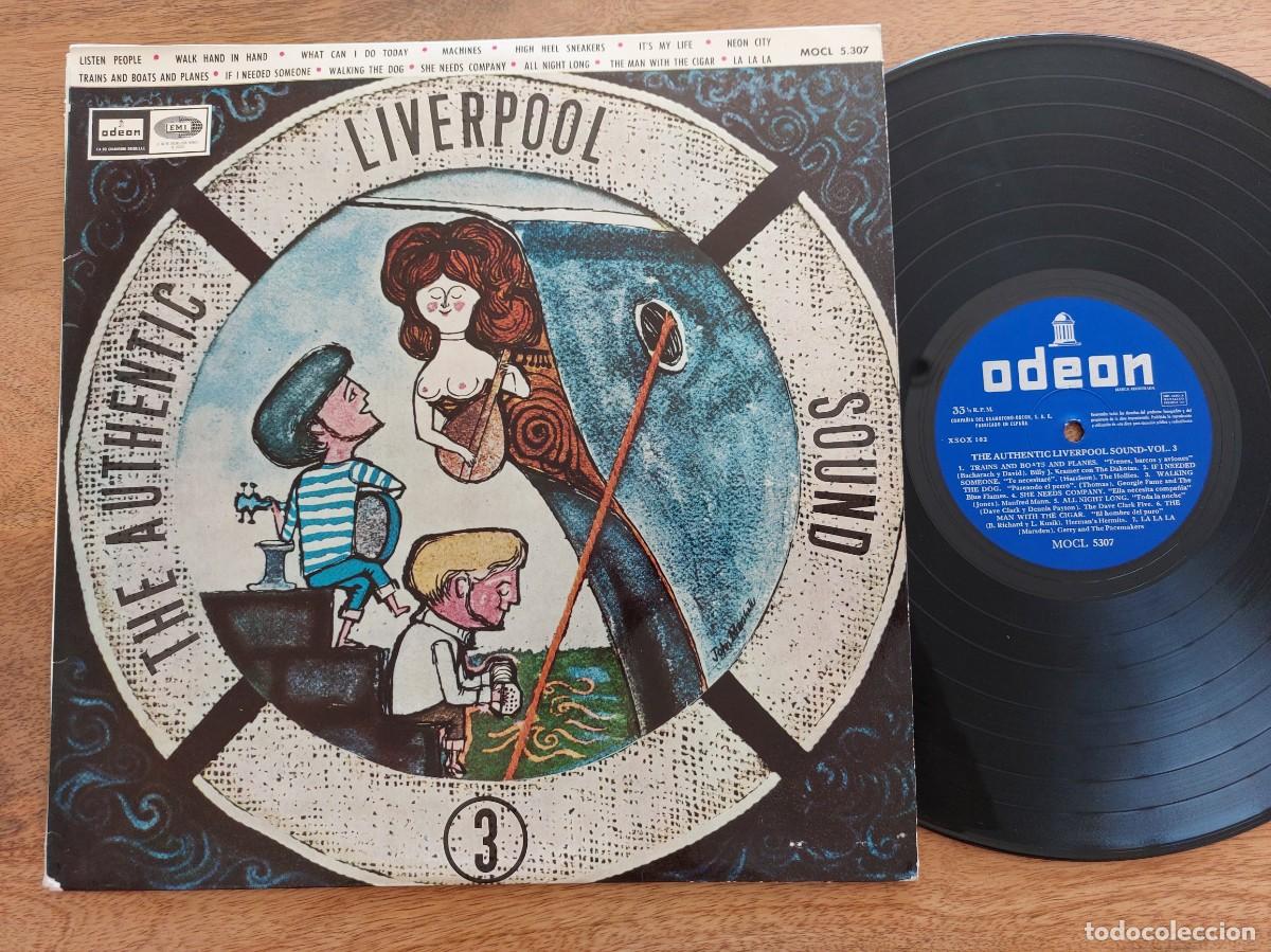 Discos de vinilo: THE AUTHENTIC LIVERPOOL SOUND VOL. 3 * LP Spain * VG+ * ANIMALS / GEORGIE FAME / HOLLIES