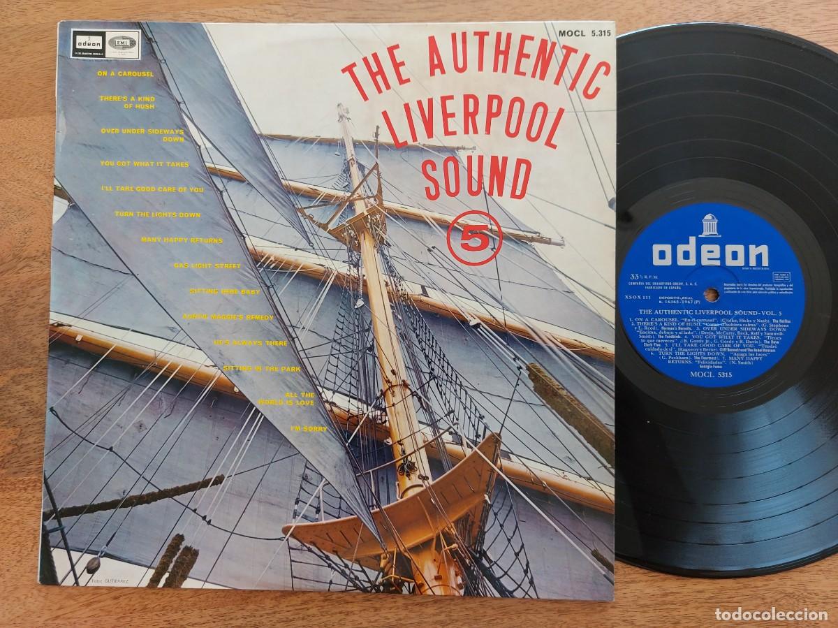 Discos de vinilo: THE AUTHENTIC LIVERPOOL SOUND VOL. 5 * LP Spain * EX * HOLLIES / YARDBIRDS / FOURMOST / GEORGIE FAME