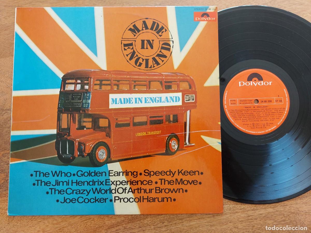 Discos de vinilo: MADE IN ENGLAND * LP Spain * MINT * WHO * JIMI HENDRIX * MOVE * ARTHUR BROWN * JOE COCKER