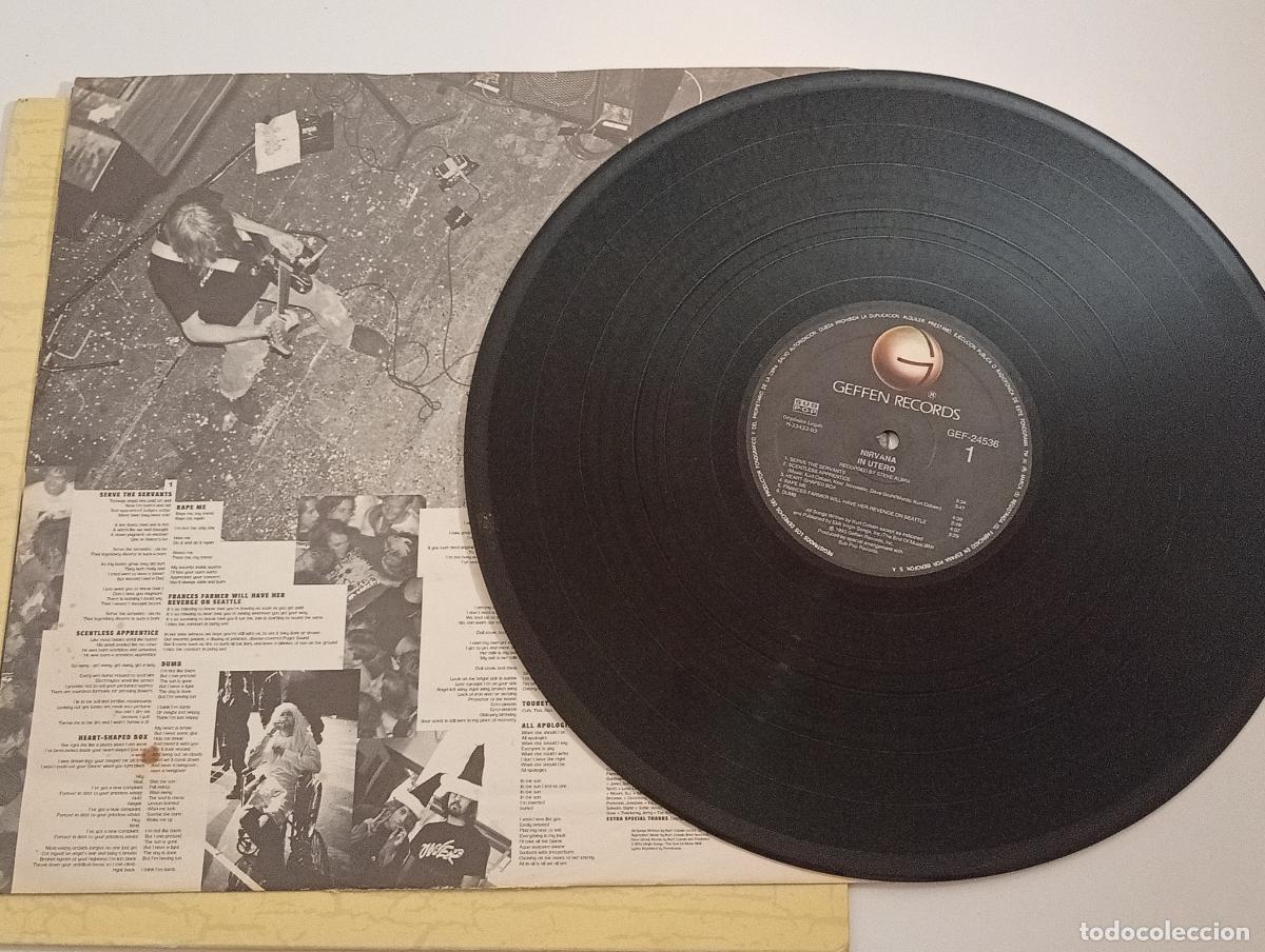 Discos de vinilo: Nirvana &ndash; In Utero - 1a edici&oacute;n espa&ntilde;ola - Foto 4
