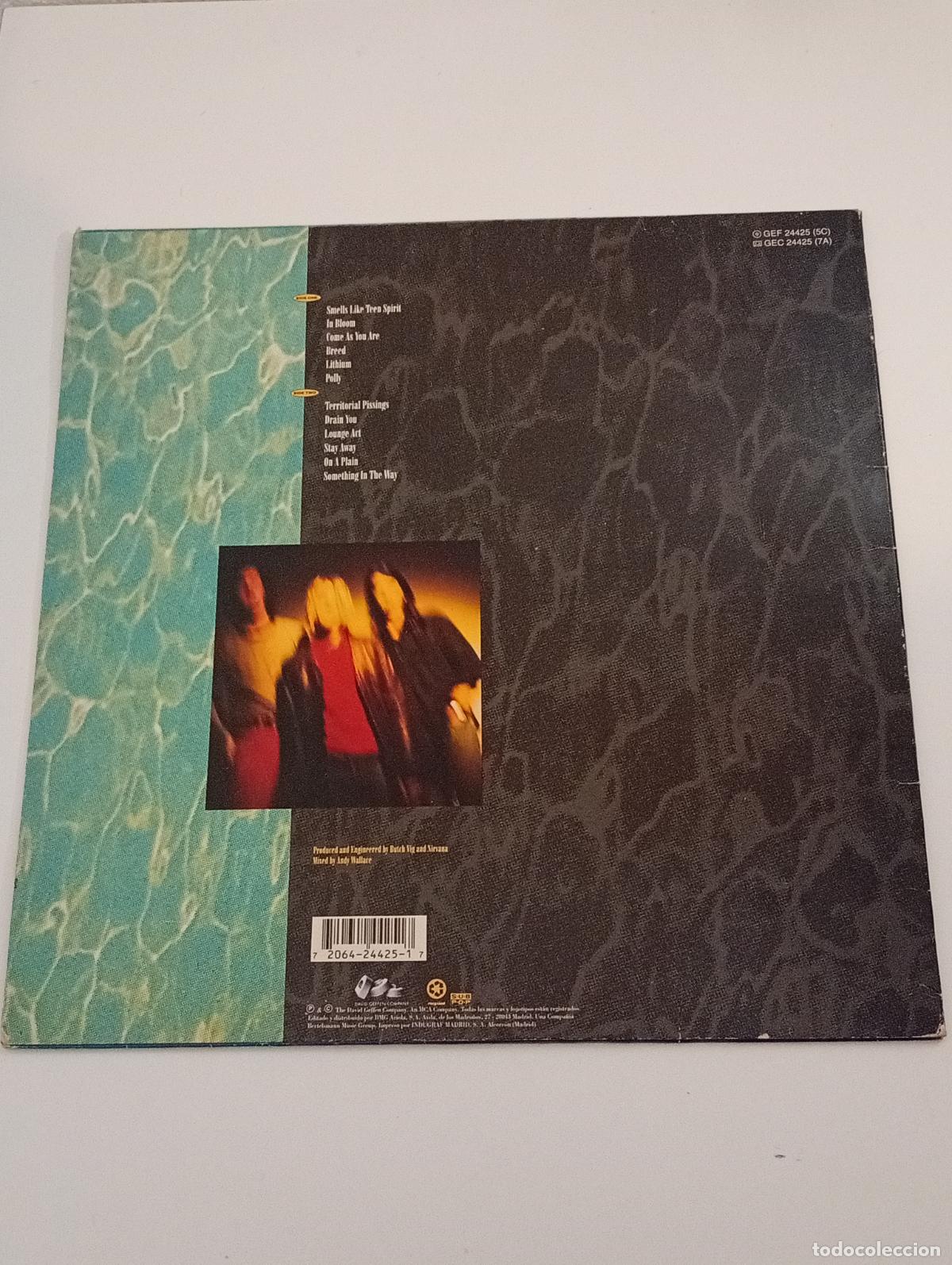 Discos de vinilo: Nirvana &ndash; Nevermind - 1a edici&oacute;n espa&ntilde;ola - Foto 3