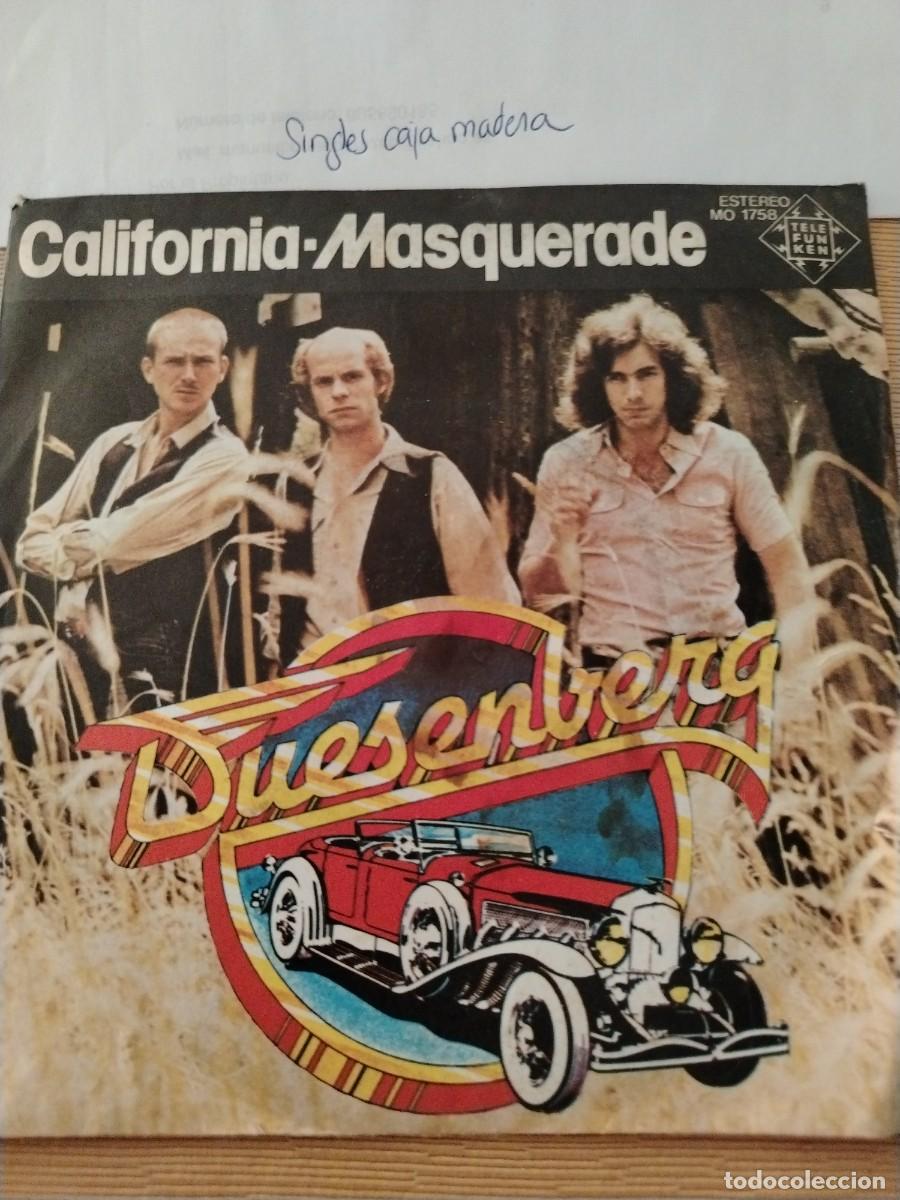 Discos de vinilo: Single vinilo California masquerade duesenberg