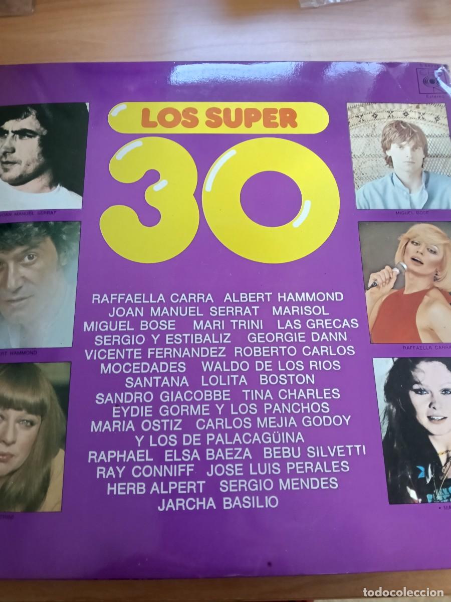 Discos de vinilo: LOS SUPER 30 CANCIONES VARIAS - 2 LP - Foto 1