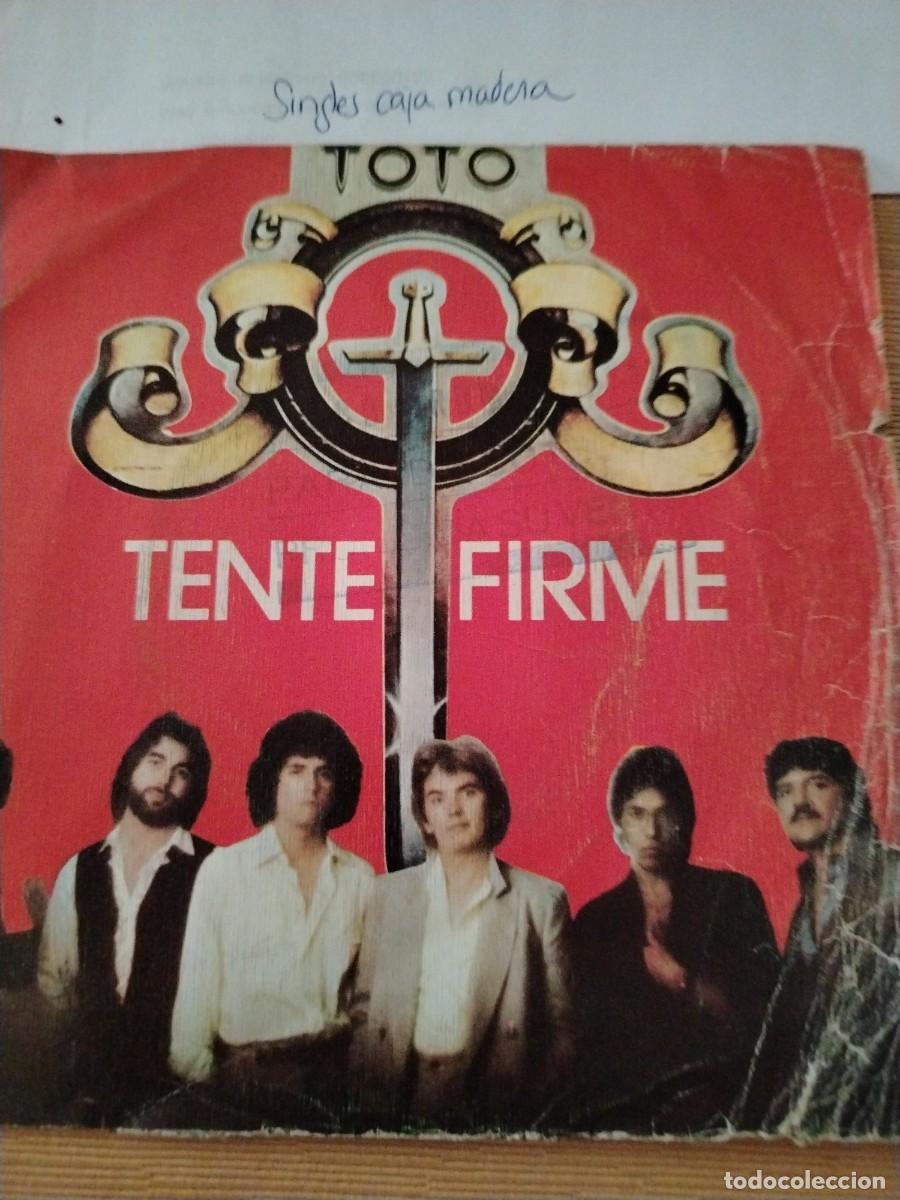 Discos de vinilo: Single vinilo toto tente firme