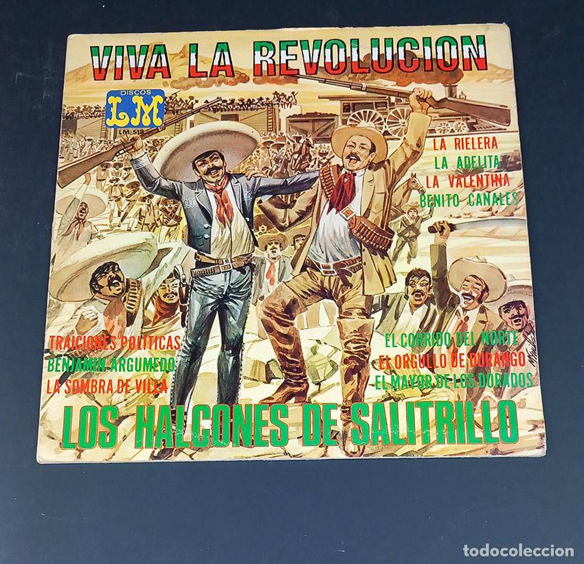 Vinyl records: M&eacute;xico: Los Halcones de Salitrillo. Viva la Revoluci&oacute;n. LM 518
