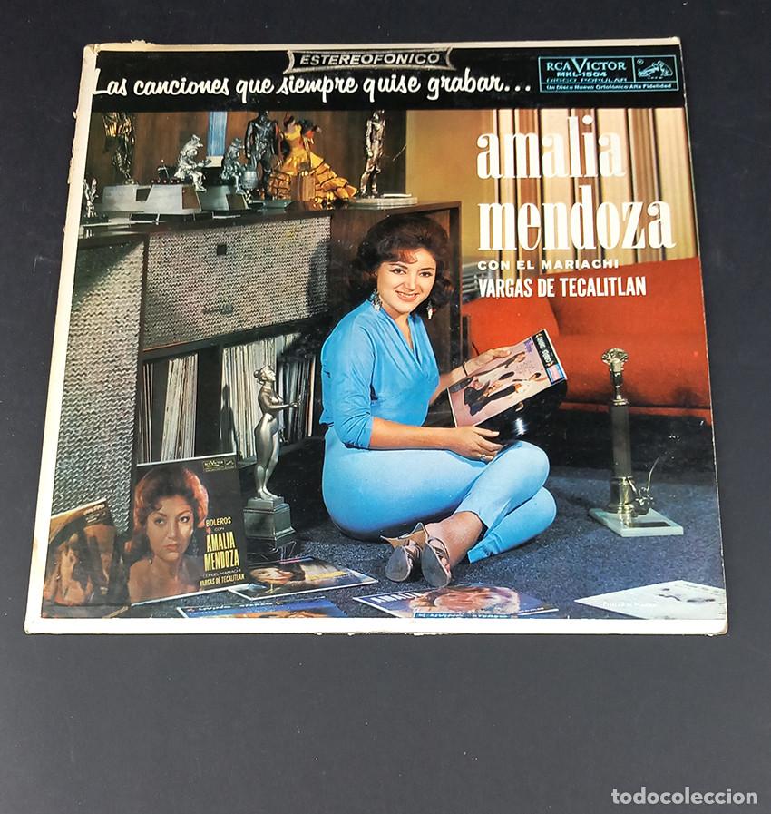 Vinyl records: M&eacute;xico: Amalia Mendoza con el Mariachi Vargas de Tecalitl&aacute;n. MKL-1504
