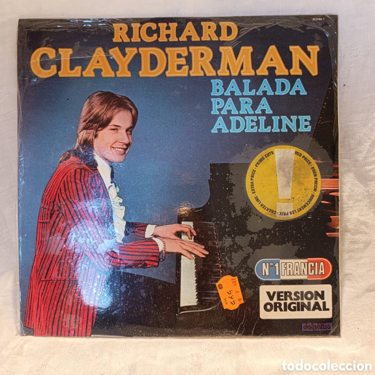 Discos de vinilo: Richard Clayderman,&rdquo;Balada para Adeline&rdquo;,sin abrir,1977