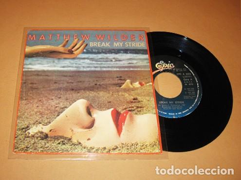 Discos de vinilo: MATTHEW WILDER - BREAK MY STRIDE - SINGLE - 1983