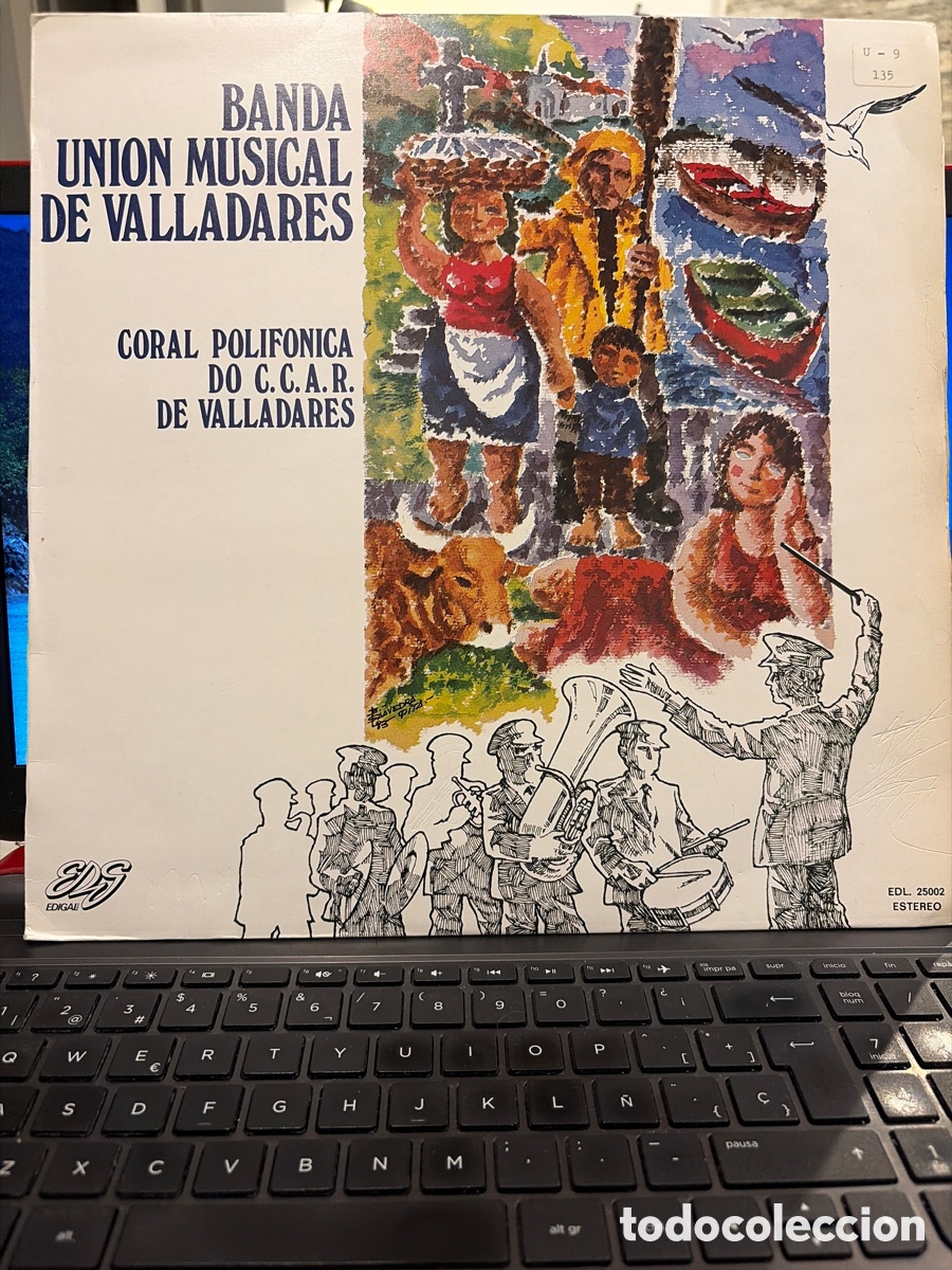 Vinyl records: BANDA UNION MUSICAL DE VALLADARES - CORAL POLIFONICA DO CCAR DE VALLADARES LP