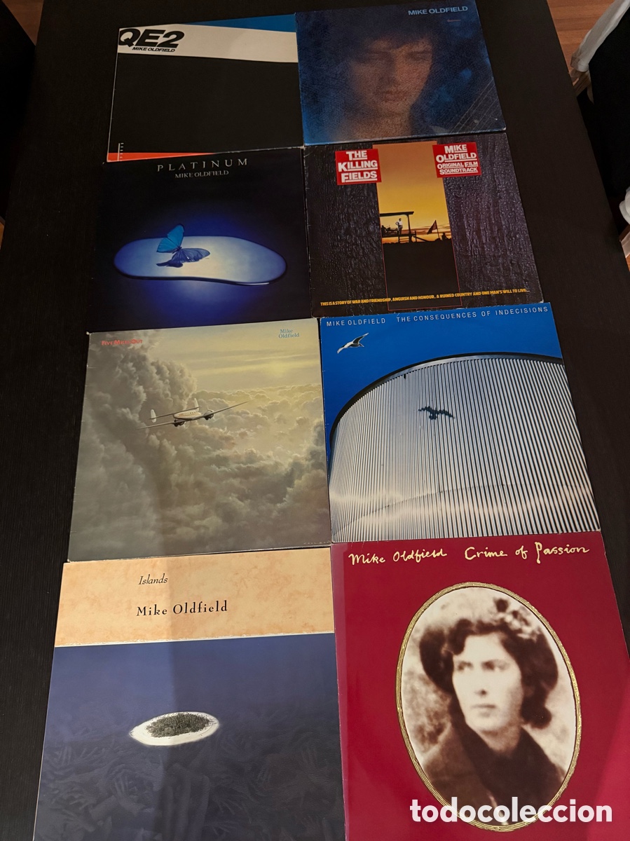 Disques de vinyle: Lote de discos de Mile Olfield