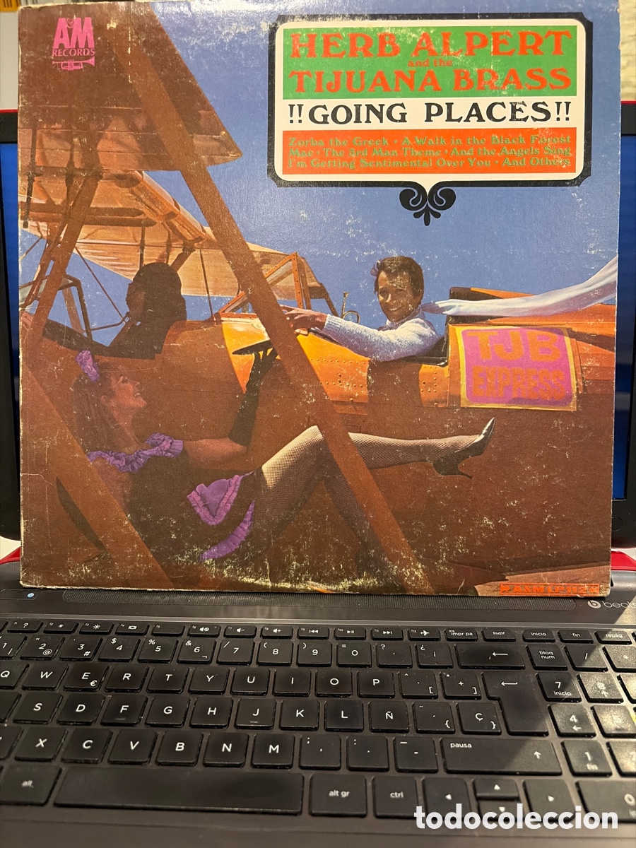 Discos de vinilo: HERB ALPERT AND THE TIJUANA BRASS - GOING PLACES LP USA