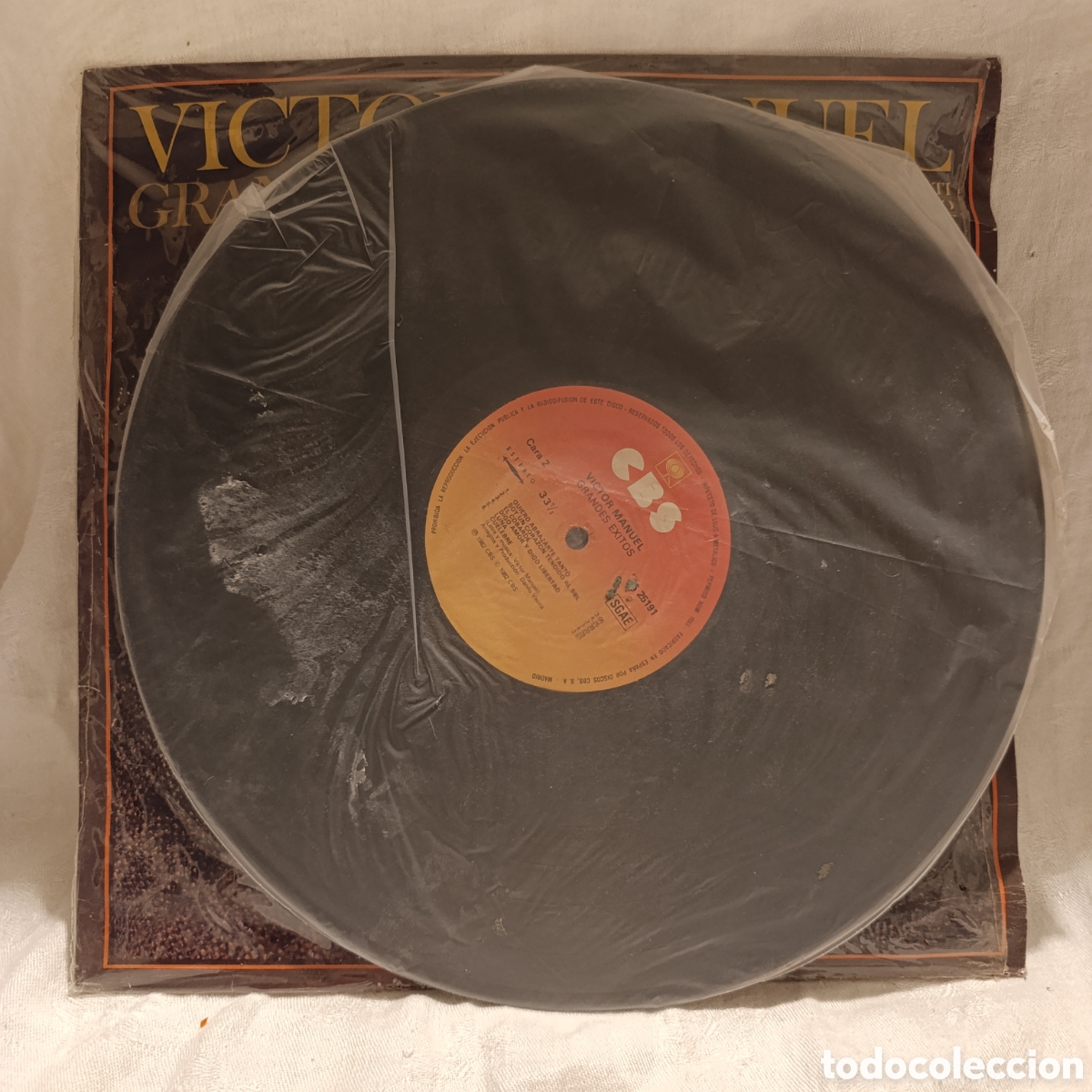 Discos de vinilo: V&iacute;ctor Manuel,Grandes &eacute;xitos,1982 - Foto 3