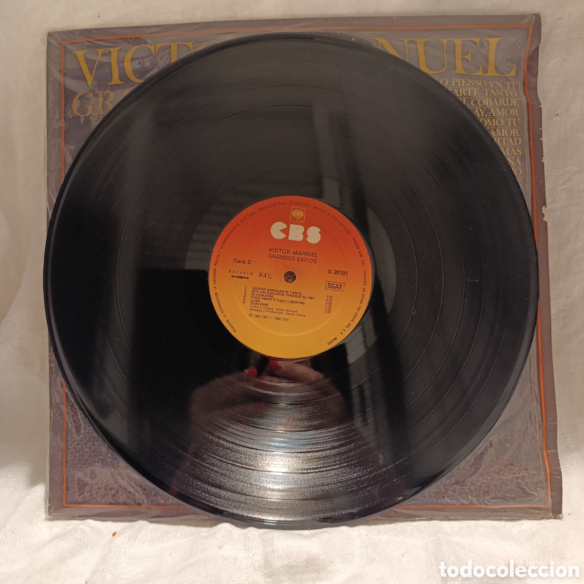 Discos de vinilo: V&iacute;ctor Manuel,Grandes &eacute;xitos,1982 - Foto 4