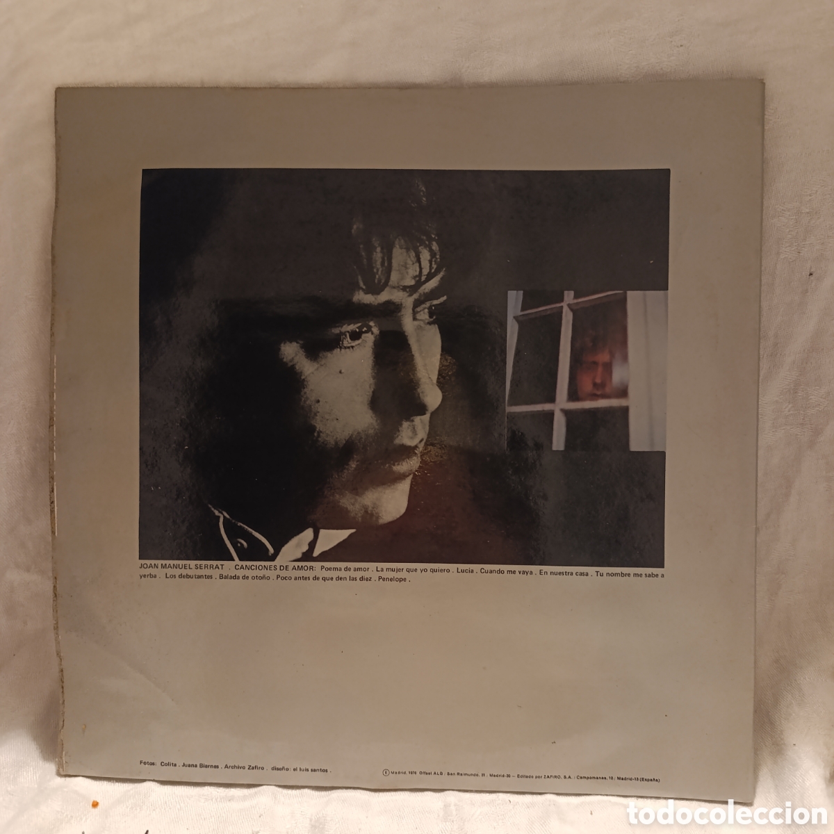 Discos de vinilo: Joan Manuel Serrat,&rdquo;Canciones de amor&rdquo;1976 - Foto 2
