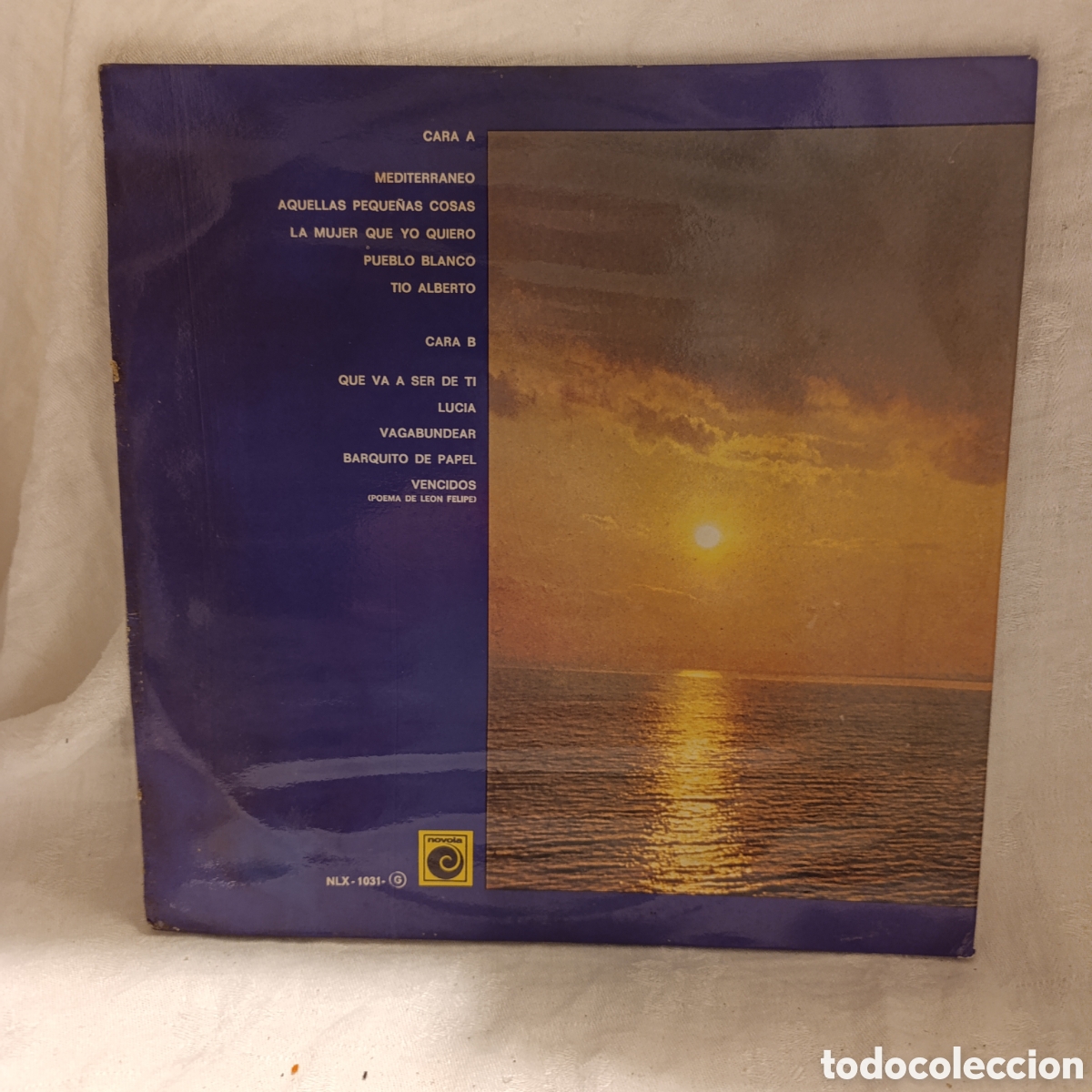 Discos de vinilo: Joan Manuel Serrat, Mediterr&aacute;neo,1971. - Foto 2