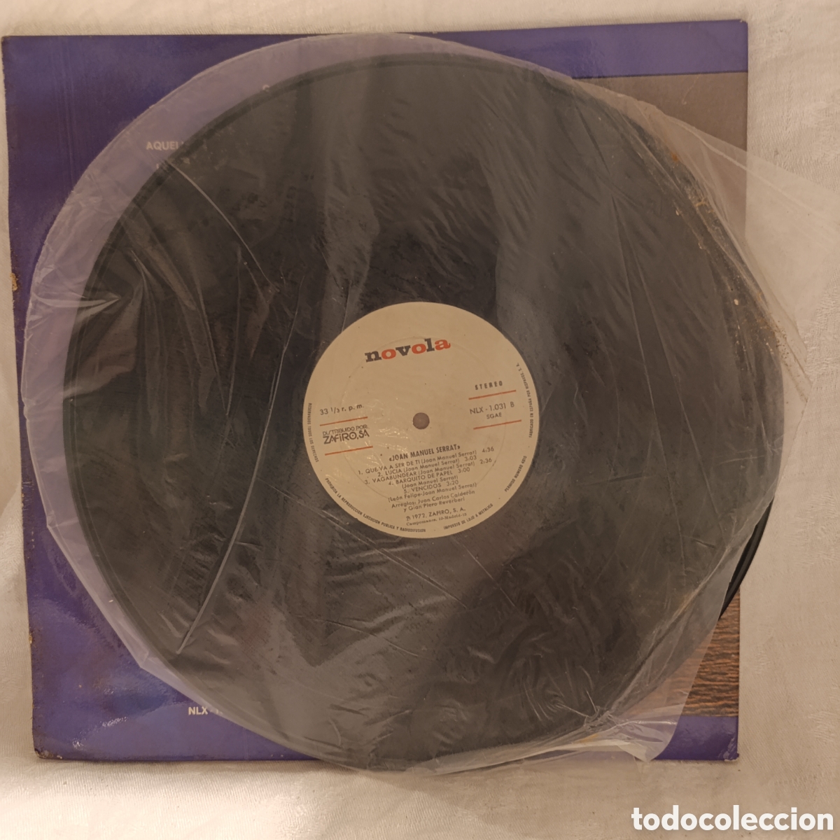 Discos de vinilo: Joan Manuel Serrat, Mediterr&aacute;neo,1971. - Foto 3