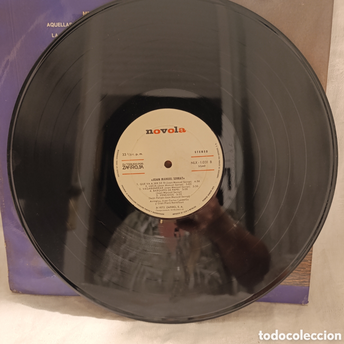 Discos de vinilo: Joan Manuel Serrat, Mediterr&aacute;neo,1971. - Foto 4
