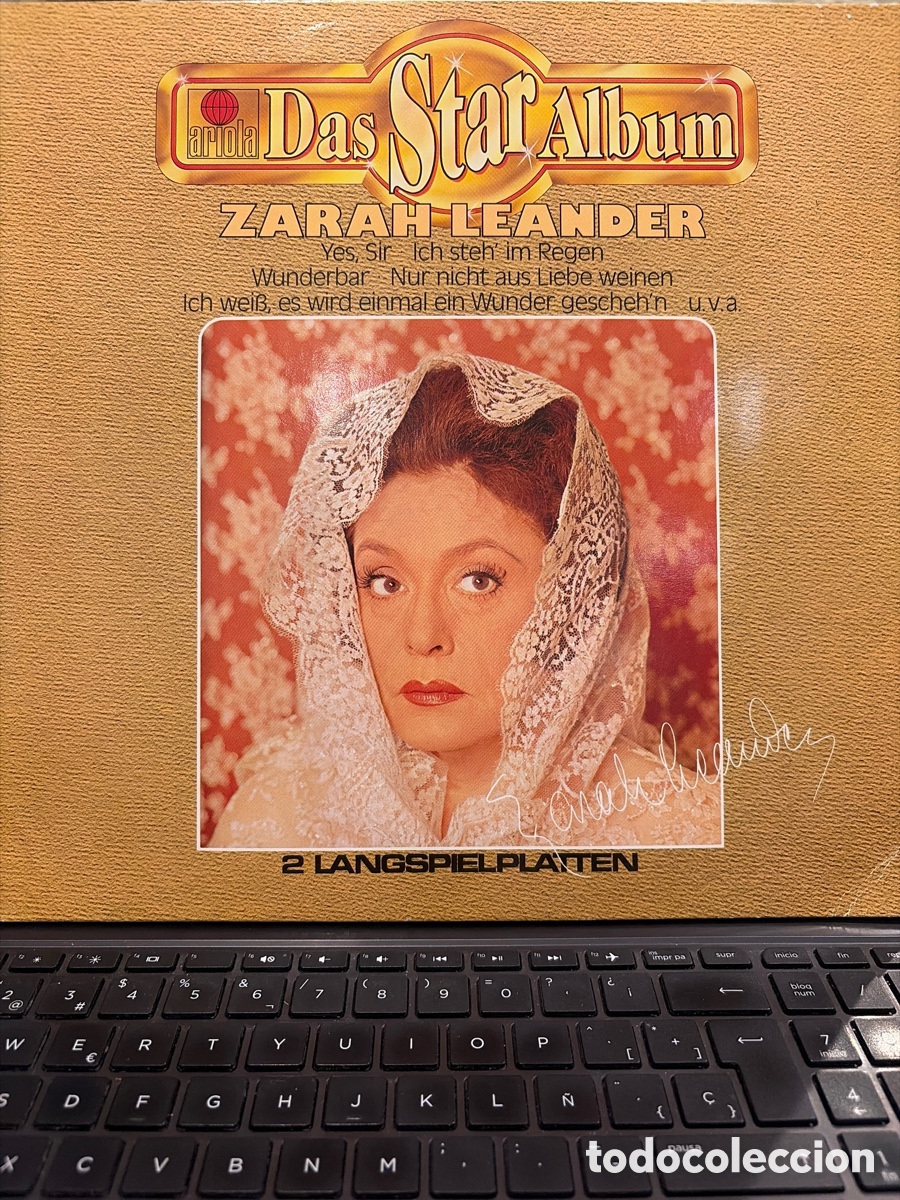 Discos de vinil: ZARAH LEANDER - DAS STAR ALBUM LP DOBLE ALEMANIA
