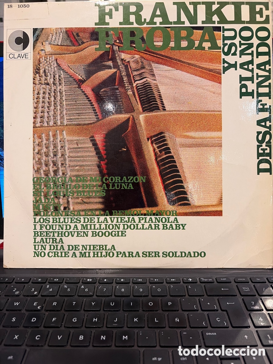 Discos de vinilo: FRANKIE FROBA Y SU PIANO DESAFINADO - LP CON ACOMPA&Ntilde;AMIENTO DE ORQUESTA
