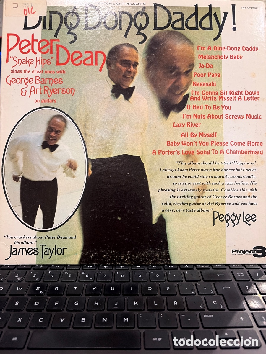 Discos de vinilo: PETER DEAN - DING DONG DADDY LP USA