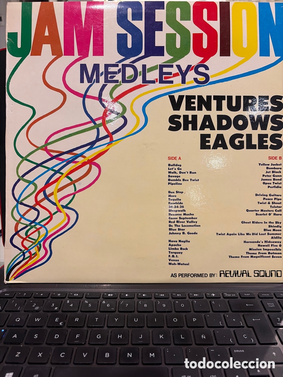 Discos de vinilo: REVIVAL SOUND - JAM SESSIONS MEDLEYS - VENTURES, SHADOWS, EAGLES LP SPAIN