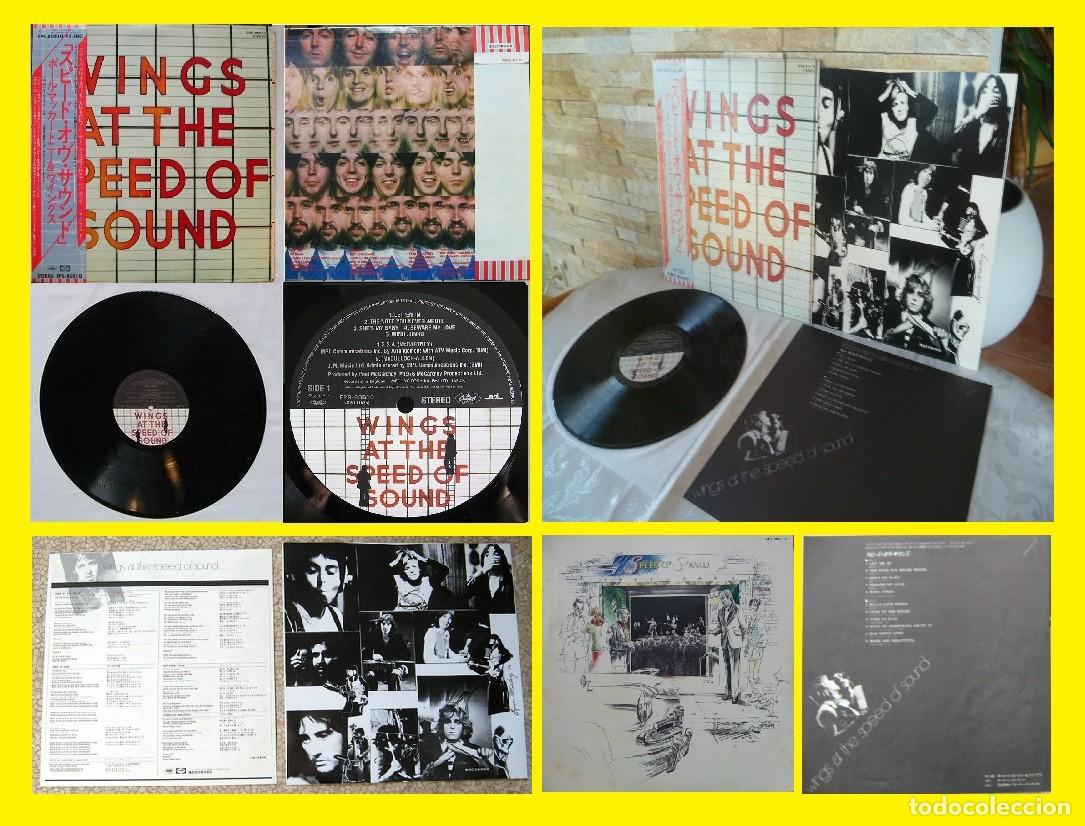 Discos de vinilo: beatles, paul mccartney, at the speed of sound 76, 1&ordm; PRESS JAPAN + LIBRETO, OBI, ENCARTE, IMPECABLE