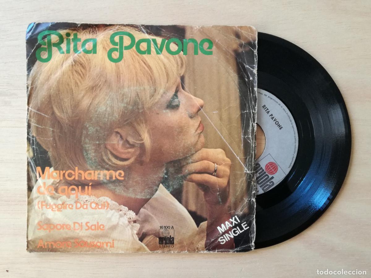 Discos de vinilo: RITA PAVONE - MARCHARME DE AQUI - SINGLE - PEDIDO MINIMO 7&euro;
