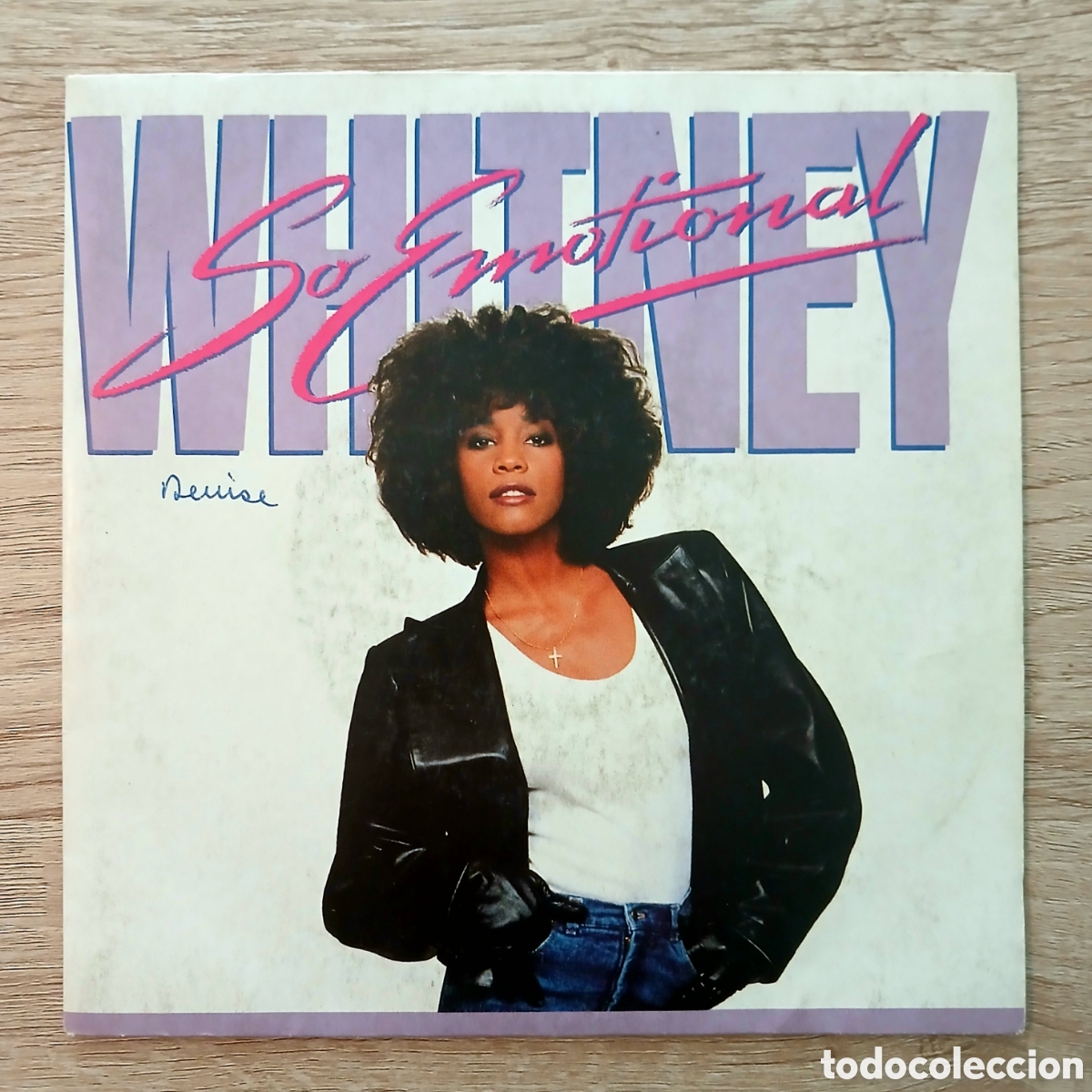 Discos de vinilo: Single Whitney Houston: So emotional.