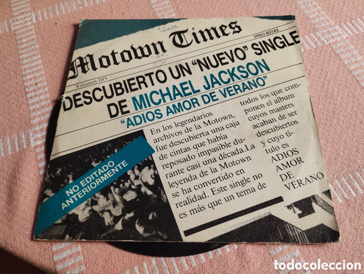 Discos de vinilo: Motown Michael Jackson a&ntilde;o 1984