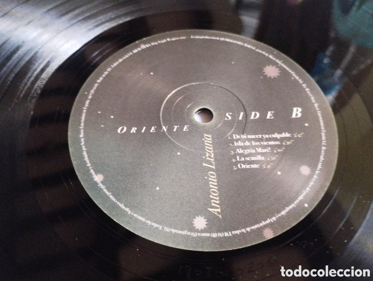 Discos de vinilo: Antonio Lizana Oriente Lp m&aacute;s CD - Foto 6