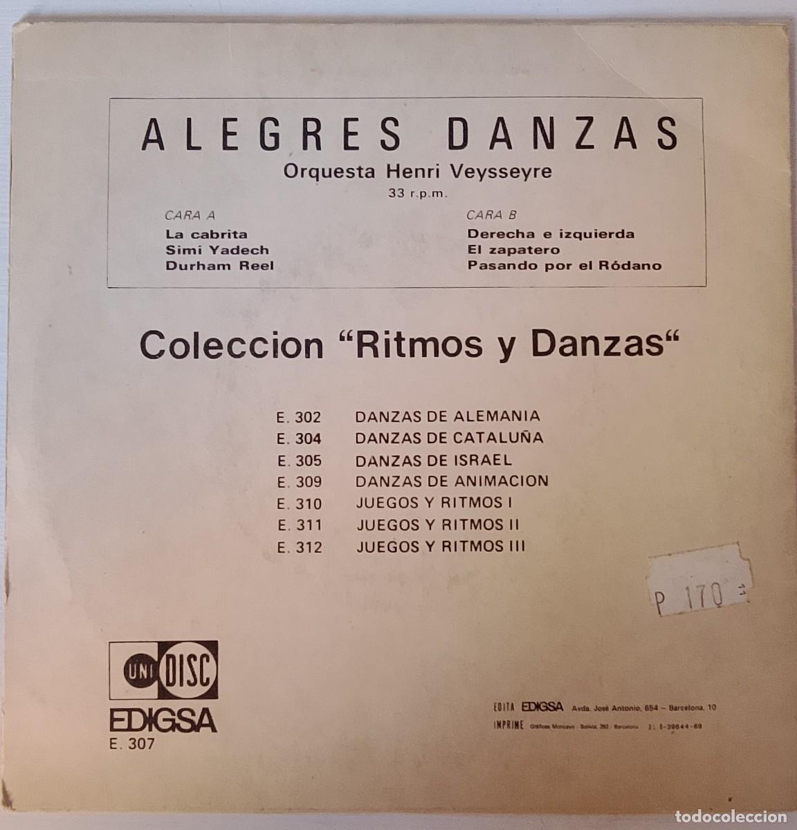 Discos de vinilo: Alegres danzas 1. Vinilo EP. - Foto 2