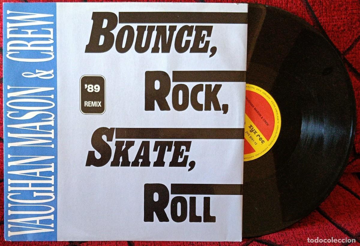 Discos de vinilo: VAUGHAN MASON & CREW *Bounce, Rock, Skate, Roll ('89 Remix)* MAXI SINGLE VINILO ALEMANIA 1989