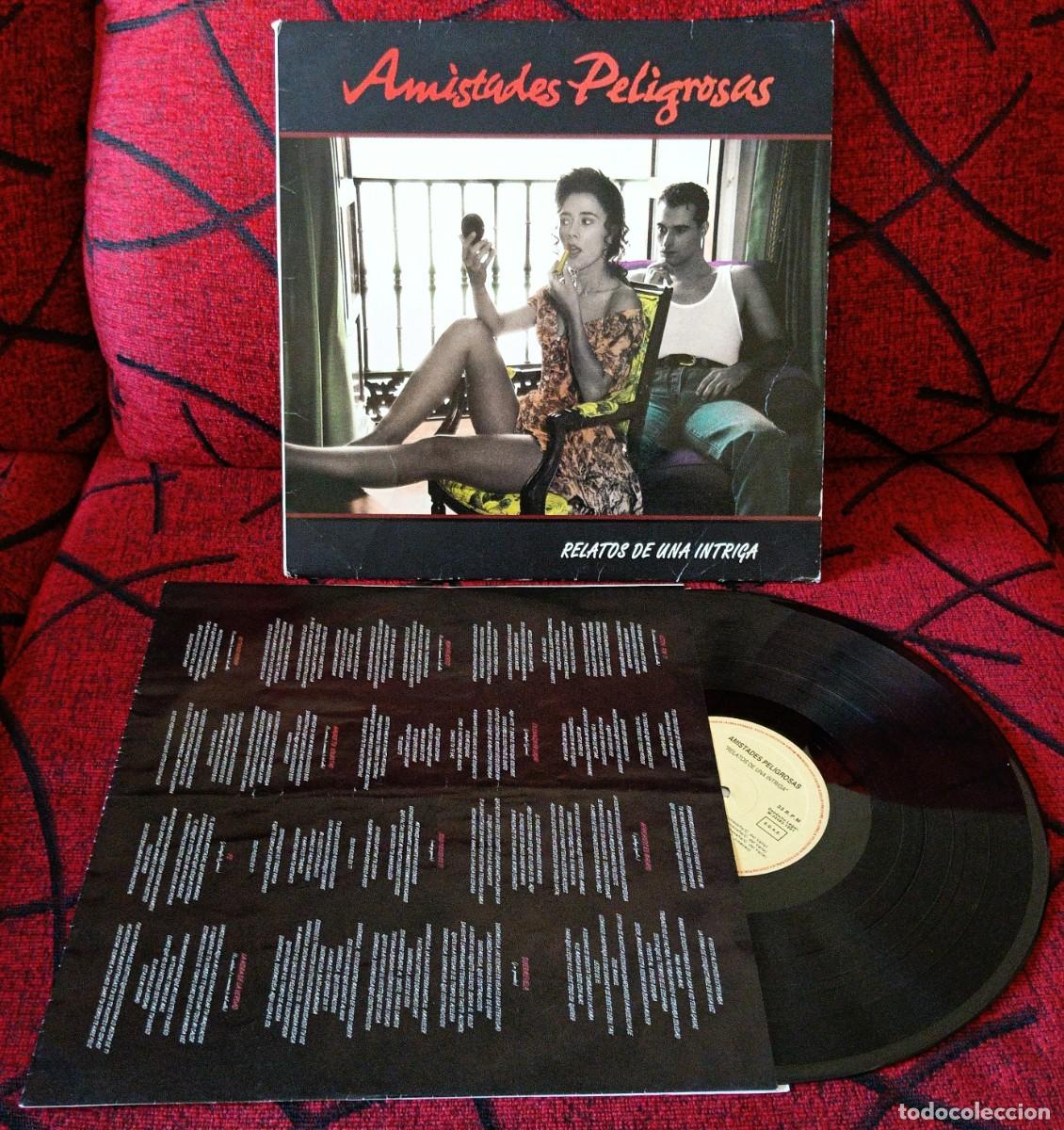 Discos de vinilo: AMISTADES PELIGROSAS ** Relatos De Una Intriga ** VINILO LP 1991
