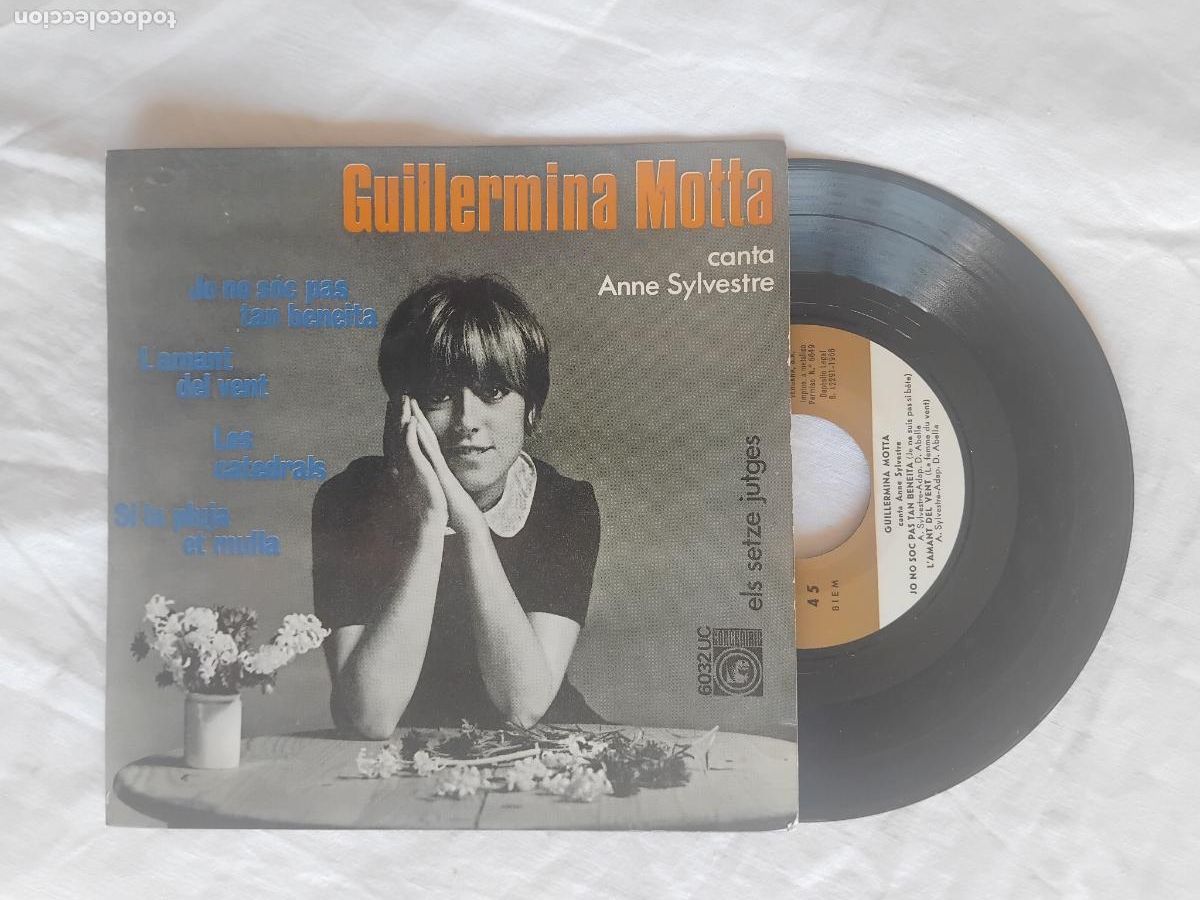 Discos de vinilo: GUILLERMINA MOTTA. CANTA ANNE SYLVESTRE. EP CONCENTRIC 1966.
