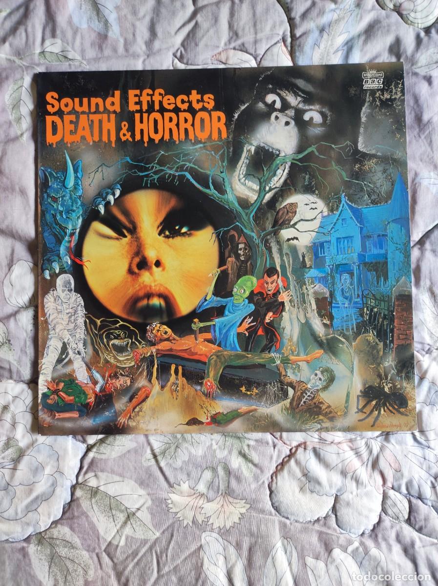Discos de vinilo: Sound Effects - Death & Horror (Vinilo LP, 1977 Ed. Alemana Intercord / BBC Records)