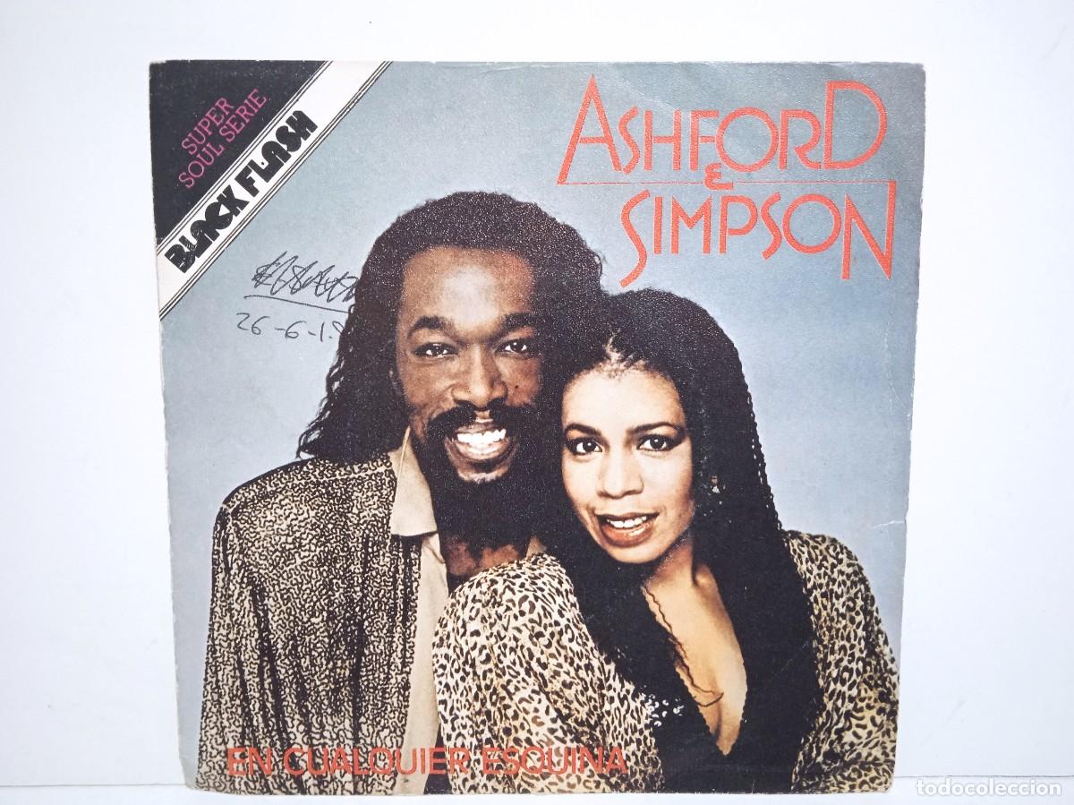 Discos de vinilo: Ashford & Simpson - En Cualquier Esquina - Single - PROMO - 1982
