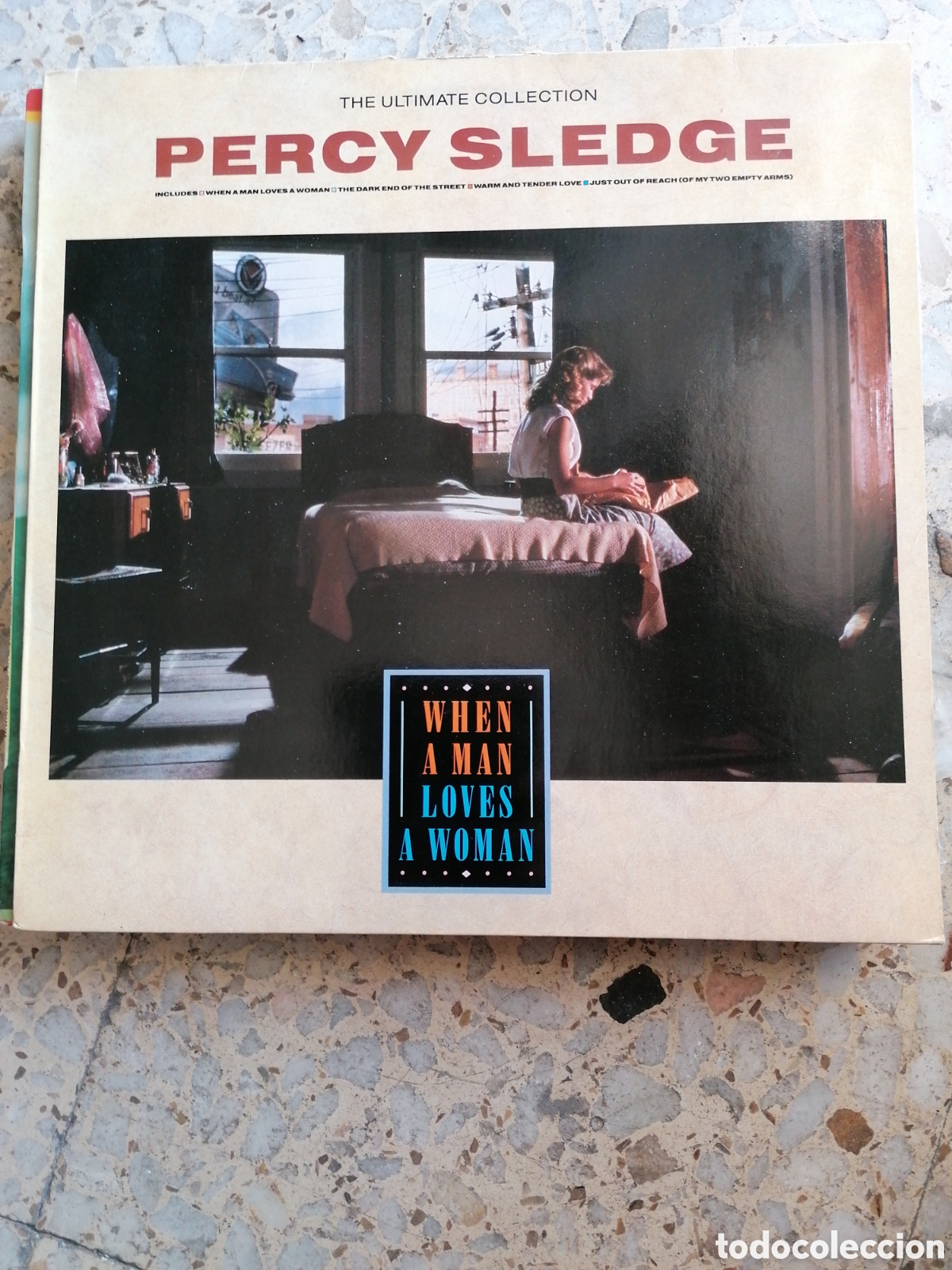 Disques de vinyle: LP PERCY SLEDGE WHEN A MAN LOVES A WOMAN 1987 EU