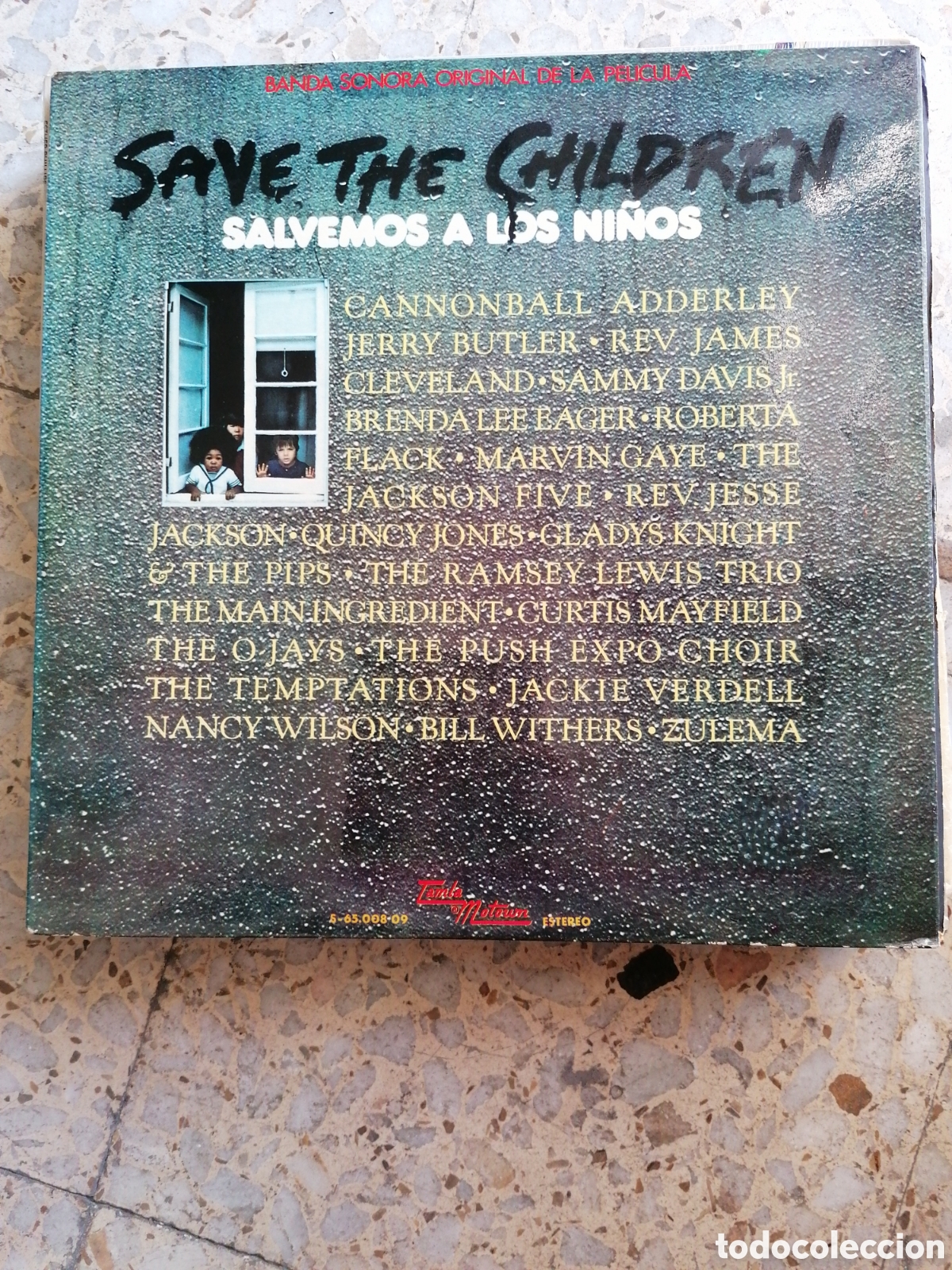 Disques de vinyle: 2 LP SAVE THE CHILDREN SALVEMOS A LOS NI&Ntilde;OS 1974 SPAIN PORTADA DOBLE