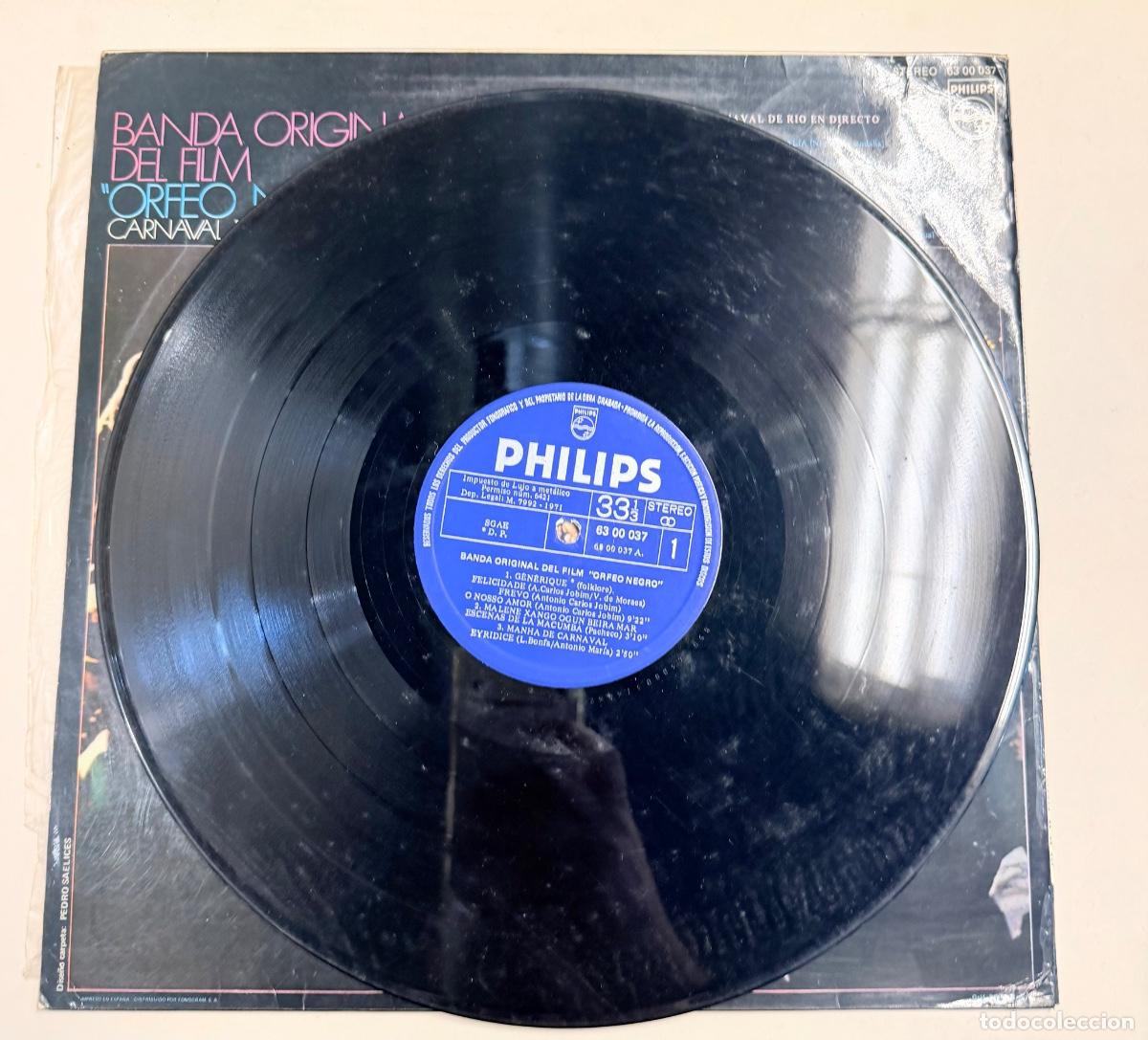 Discos de vinilo: BSO del Film Orfeo Negro - Foto 3