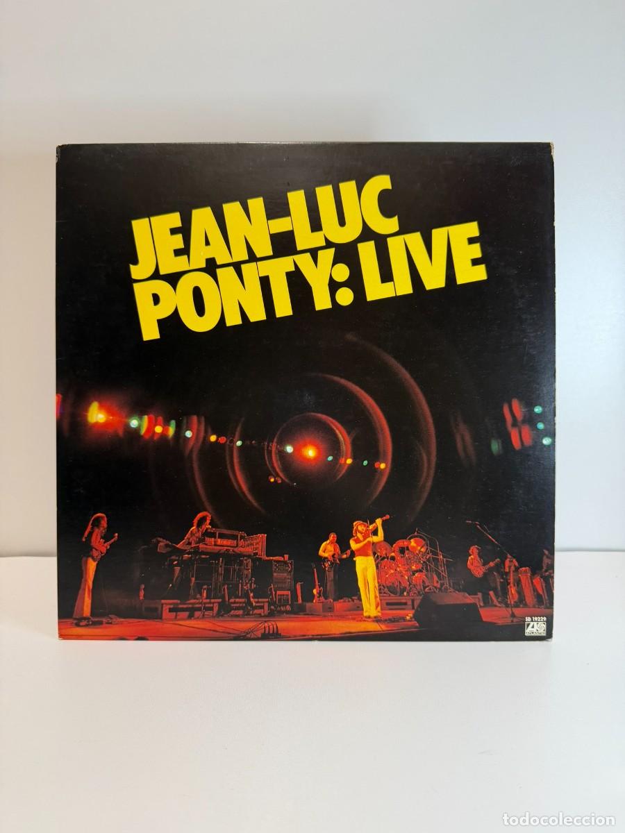 Discos de vinilo: JEAN LUC PONTY (LP) LIVE - A&Ntilde;O 1979 - ENCARTE CON LETRAS