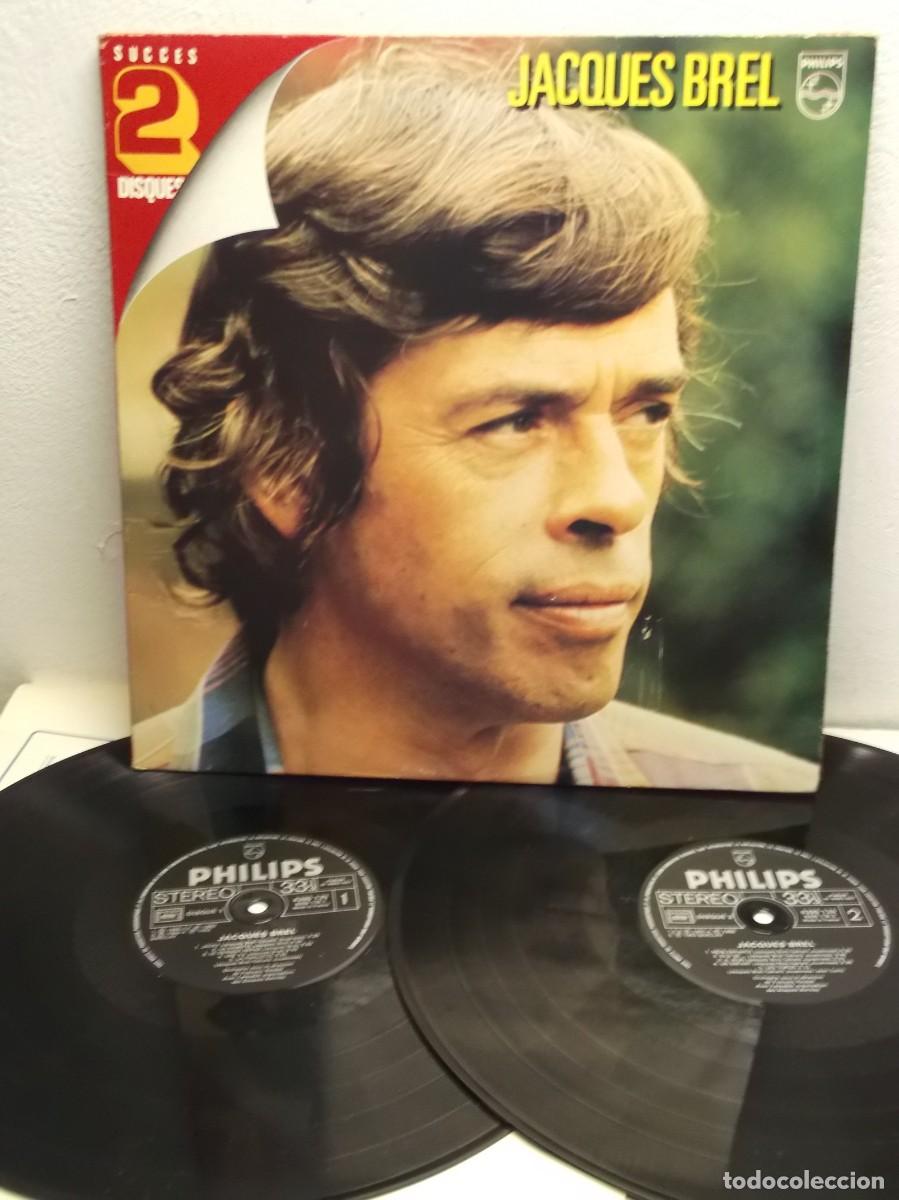 Discos de vinilo: Jacques Brel -La chanson des vieux amants 2 X LP1987