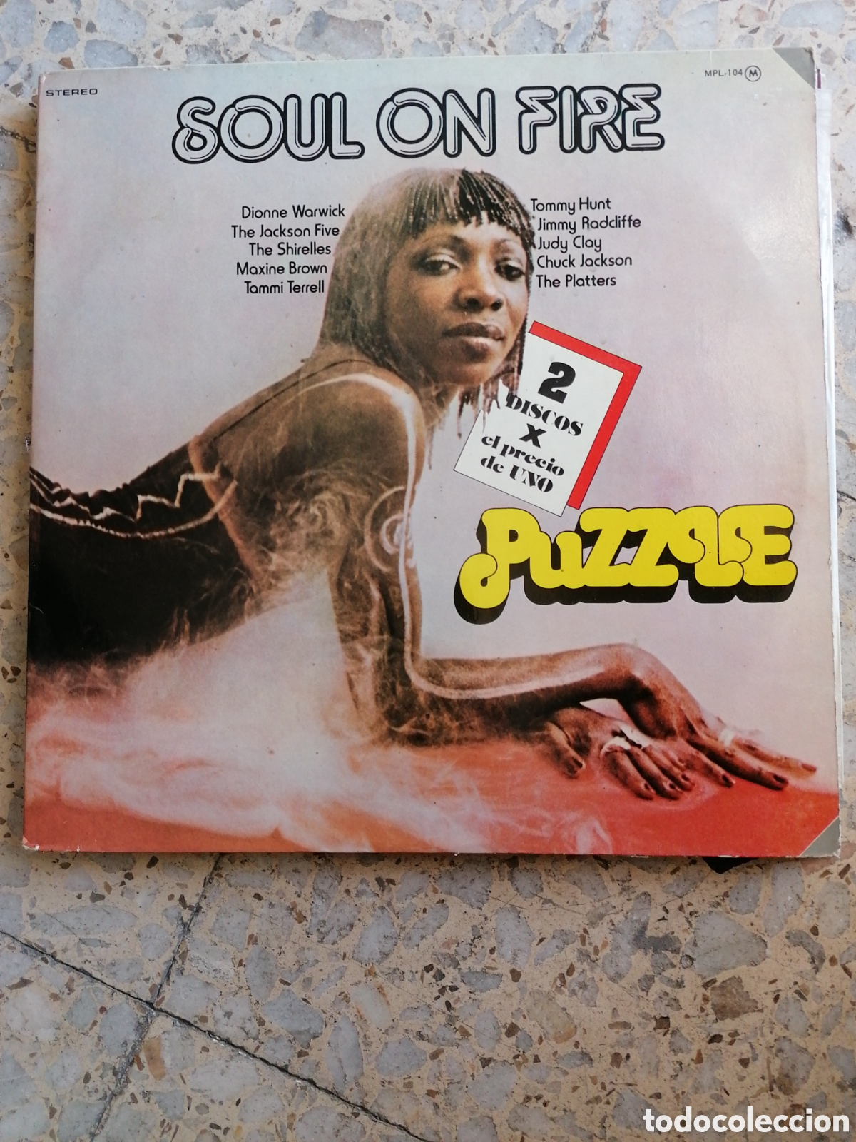 Discos de vinilo: 2 LP SOUL ON FIRE PUZZLE 1978 SPAIN PORTADA DOBLE