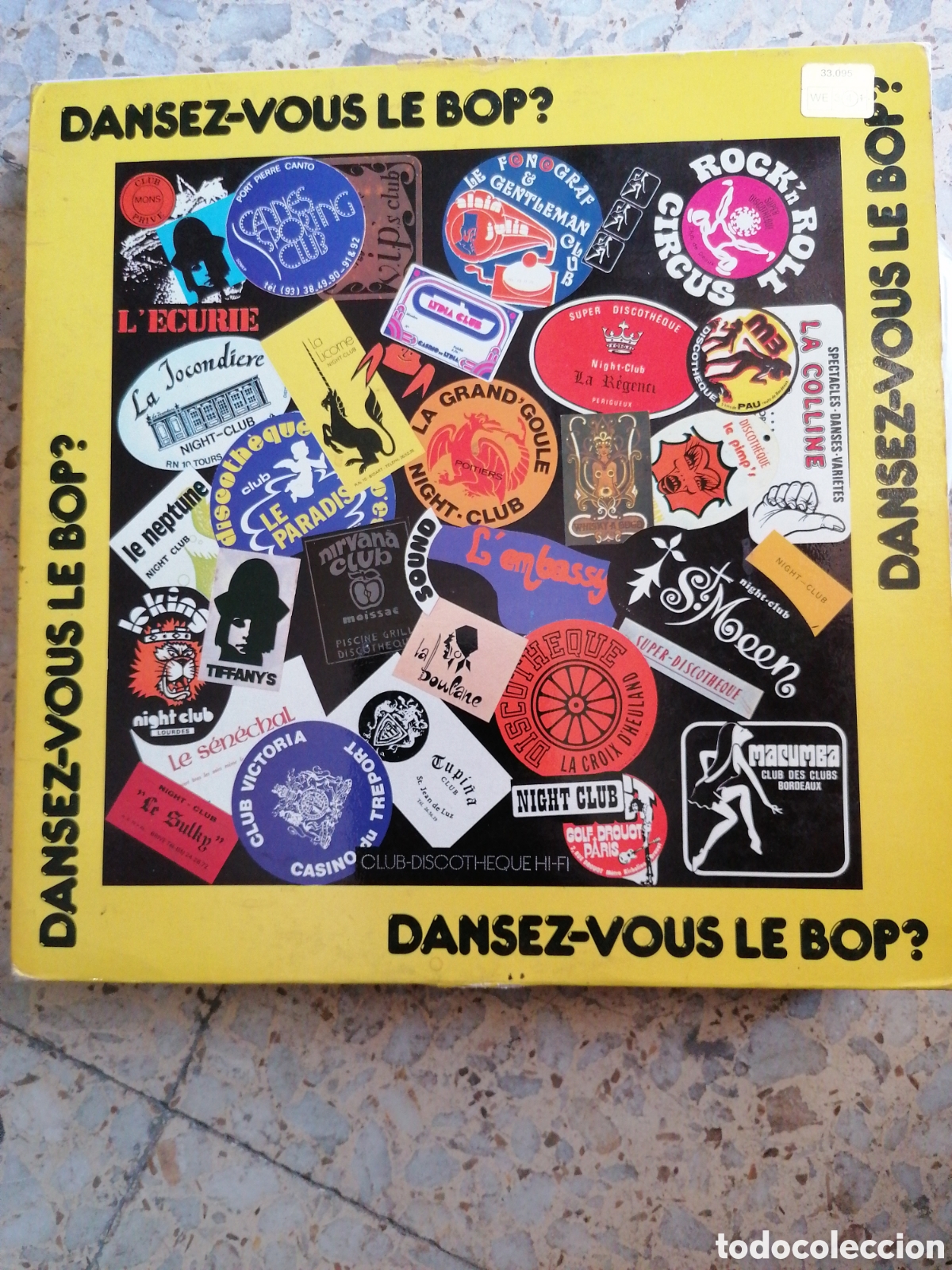 Discos de vinilo: LP DANSEZ VOUS LE BOP 1976 FRANCIA