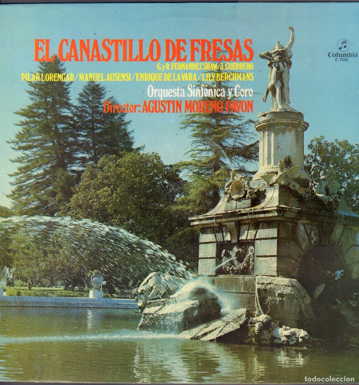 Discos de vinilo: EL CANASTILLO DE FRESAS - ORQUESTA SINFONICA Y CORO (AGUSTIN MORENO) / LP COLUMBIA 1972 RF-26249