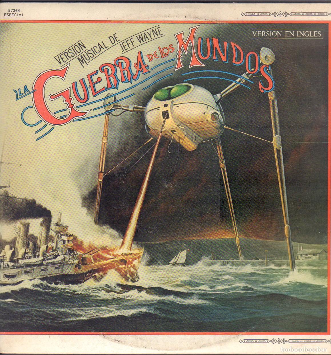 Discos de vinilo: LA GUERRA DE LOS MUNDOS - VERSION MUSICA DE &rdquo;JEFF WAYNE&rdquo; / DOBLE LP CBS 1978 RF-26254