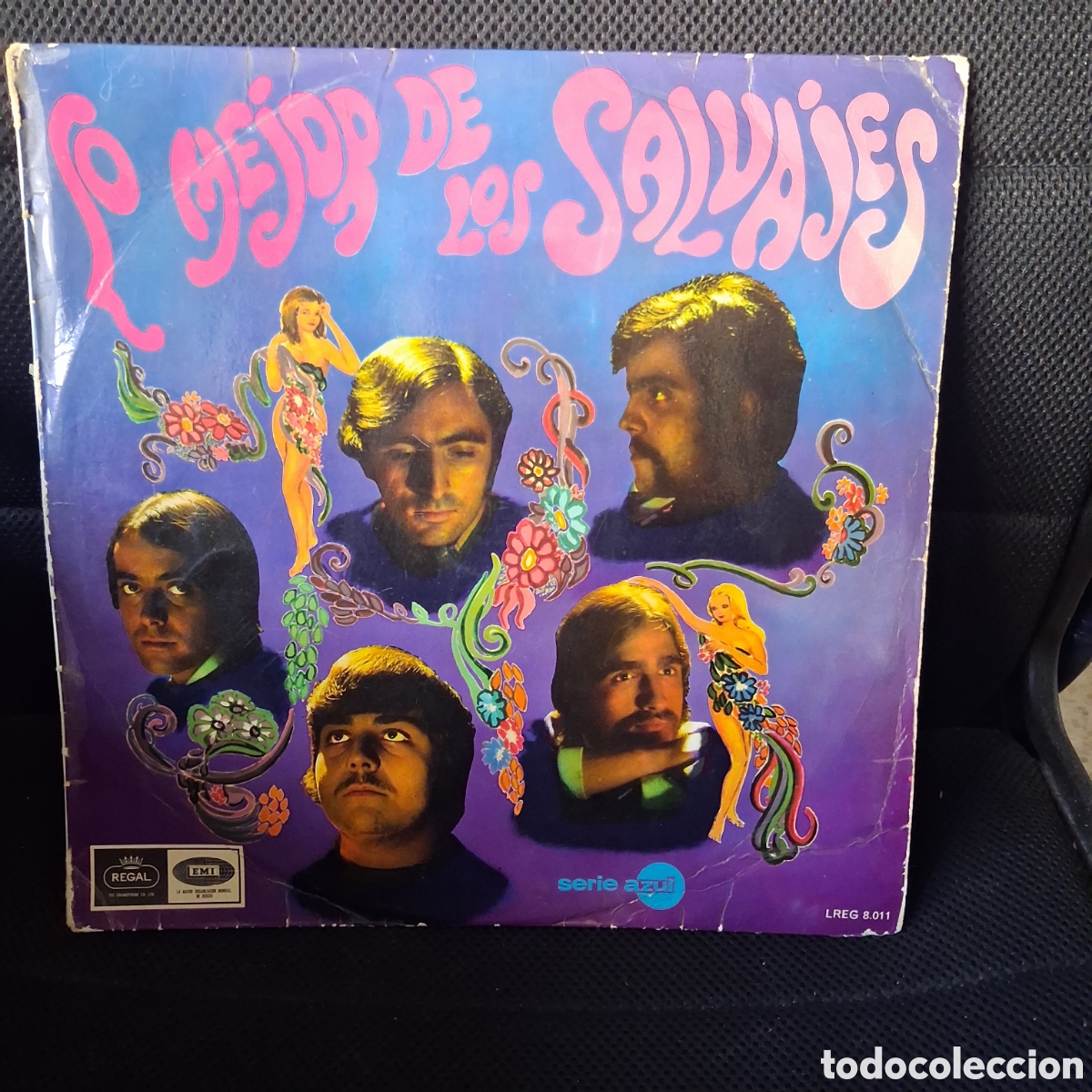 Discos de vinilo: LO MEJOR DE LOS SALVAJES (SERIE AZUL)