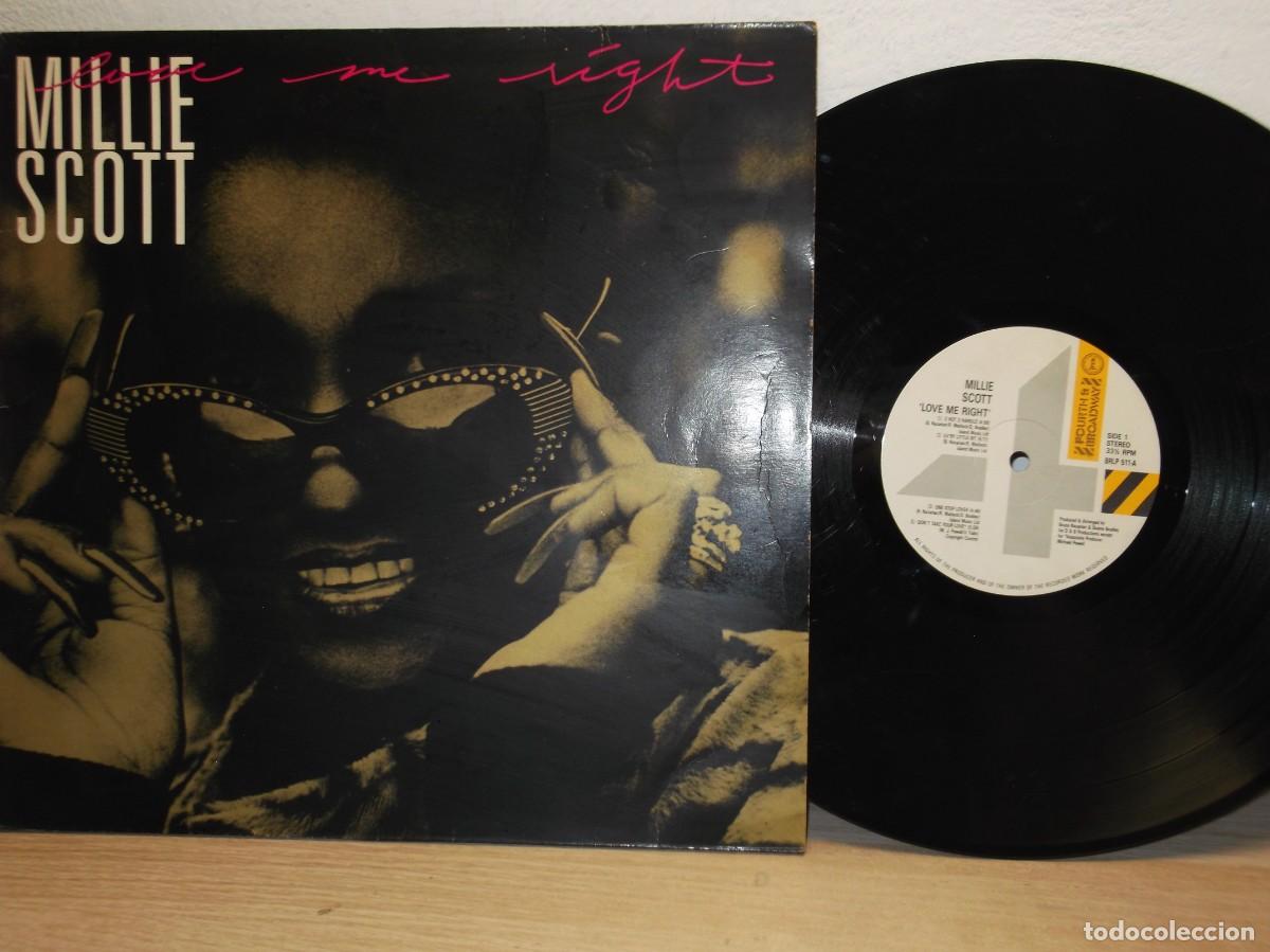 Discos de vinilo: Love me right (1987) Millie Scott LP