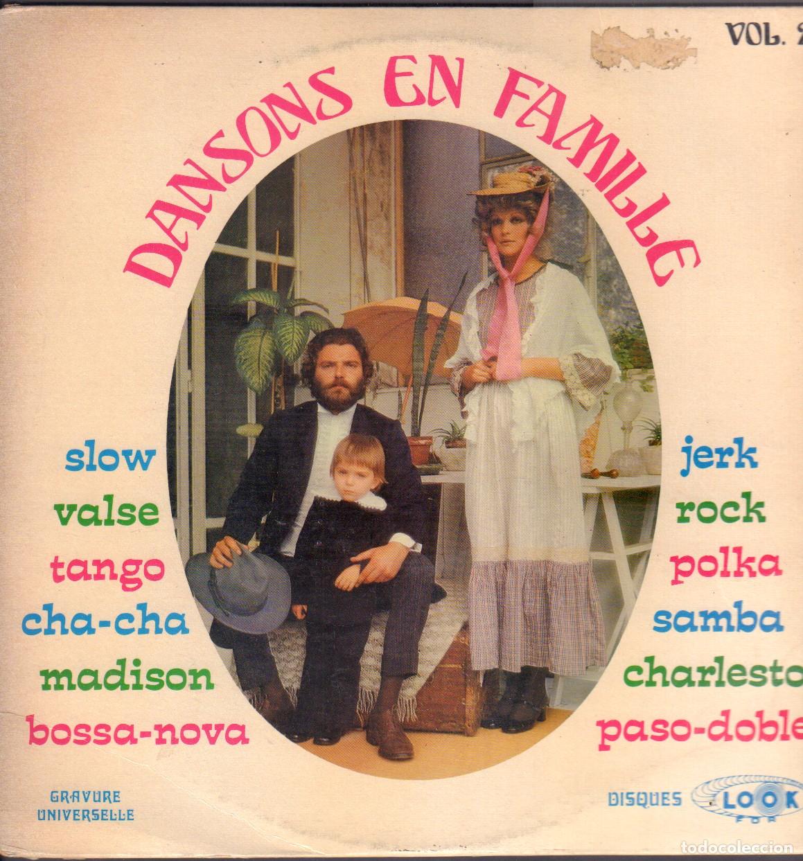 Discos de vinilo: DANSONS EN FAMILLE - SLOW, VALSE, TANGO, MADISON BOSSA-NOVA.../ DOBLE LP LOOK RF-26271